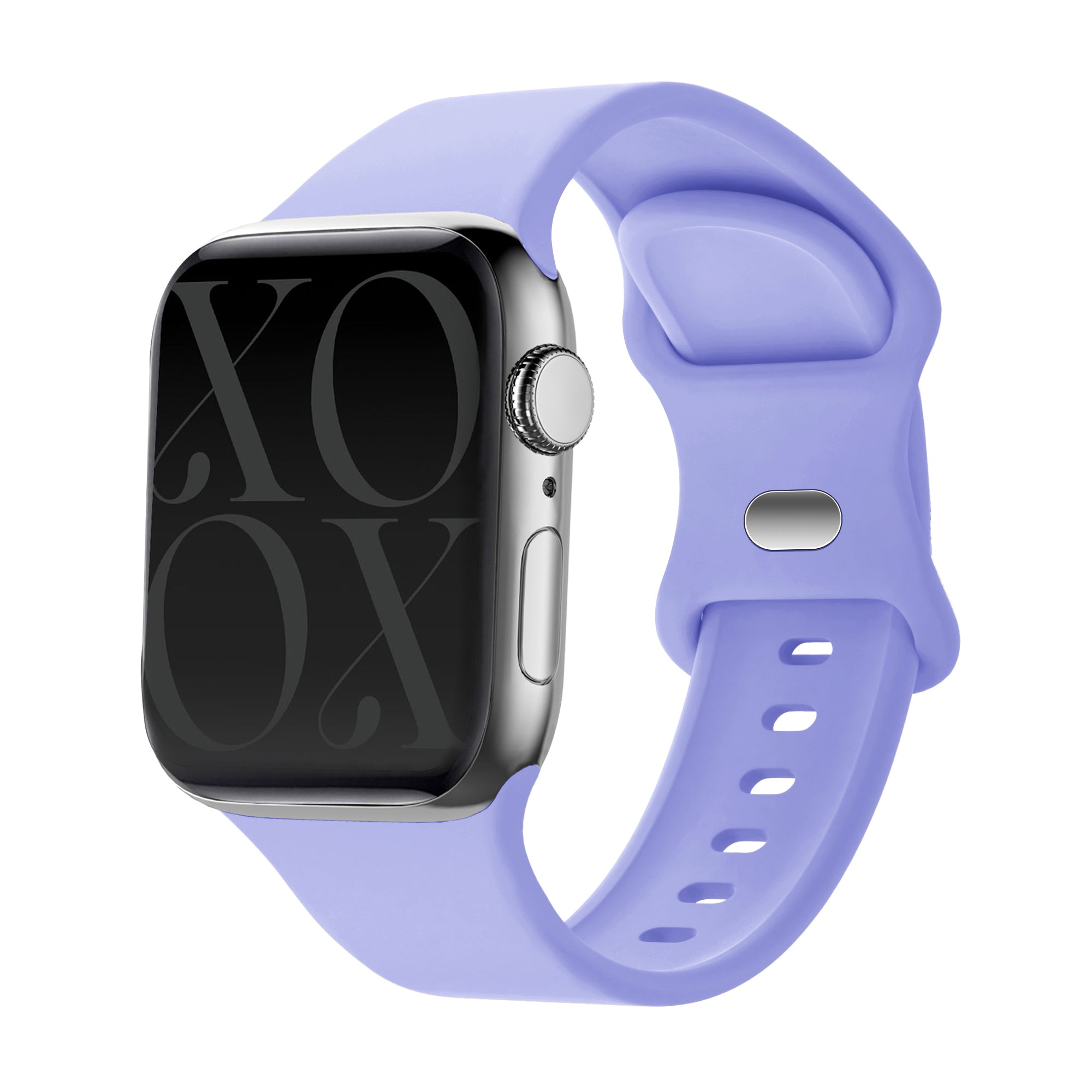 xoxo Wildhearts Apple Watch Siliconen bandje (lichtpaars)