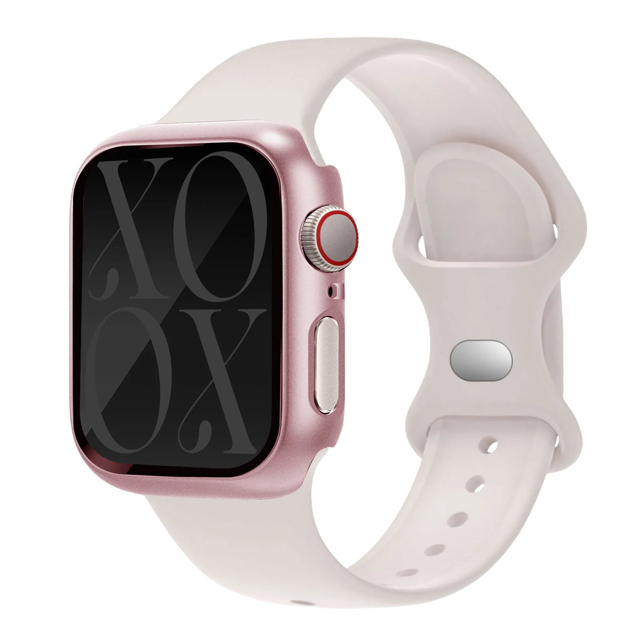 xoxo Wildhearts Apple Watch case - roze