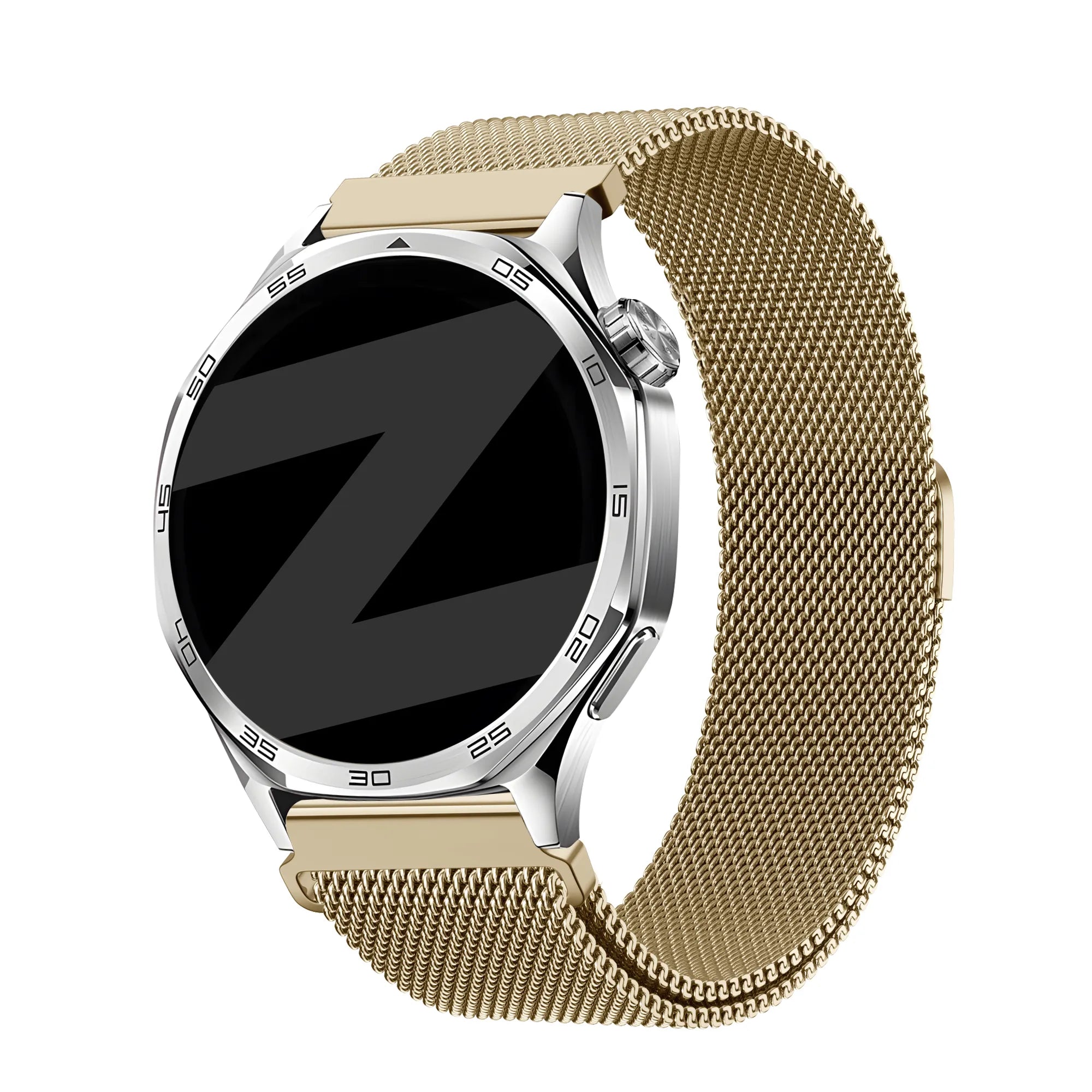 Bandz Withings Steel HR - 40mm Milanese Strap 'Easy fit' (Gold)
