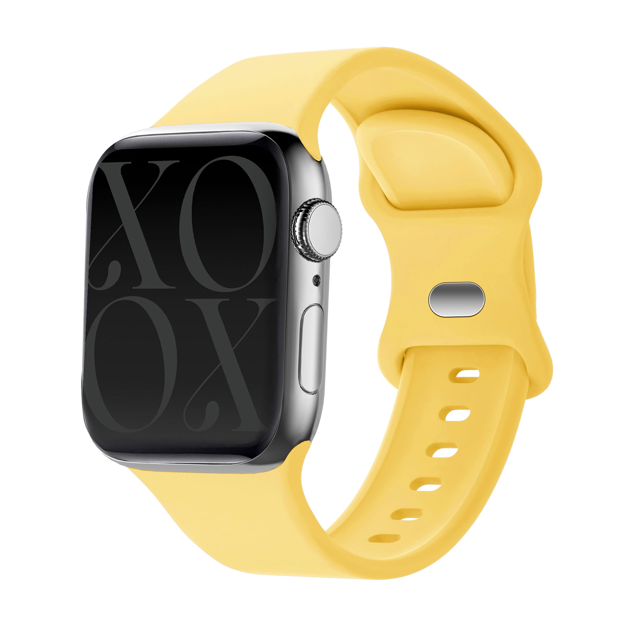 xoxo Wildhearts Apple Watch Siliconen bandje (geel)