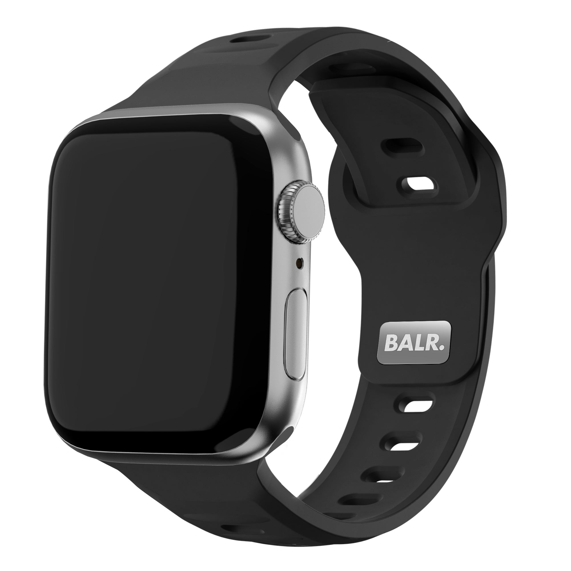 BALR Apple Watch Ultra outdoor siliconen band (zwart)