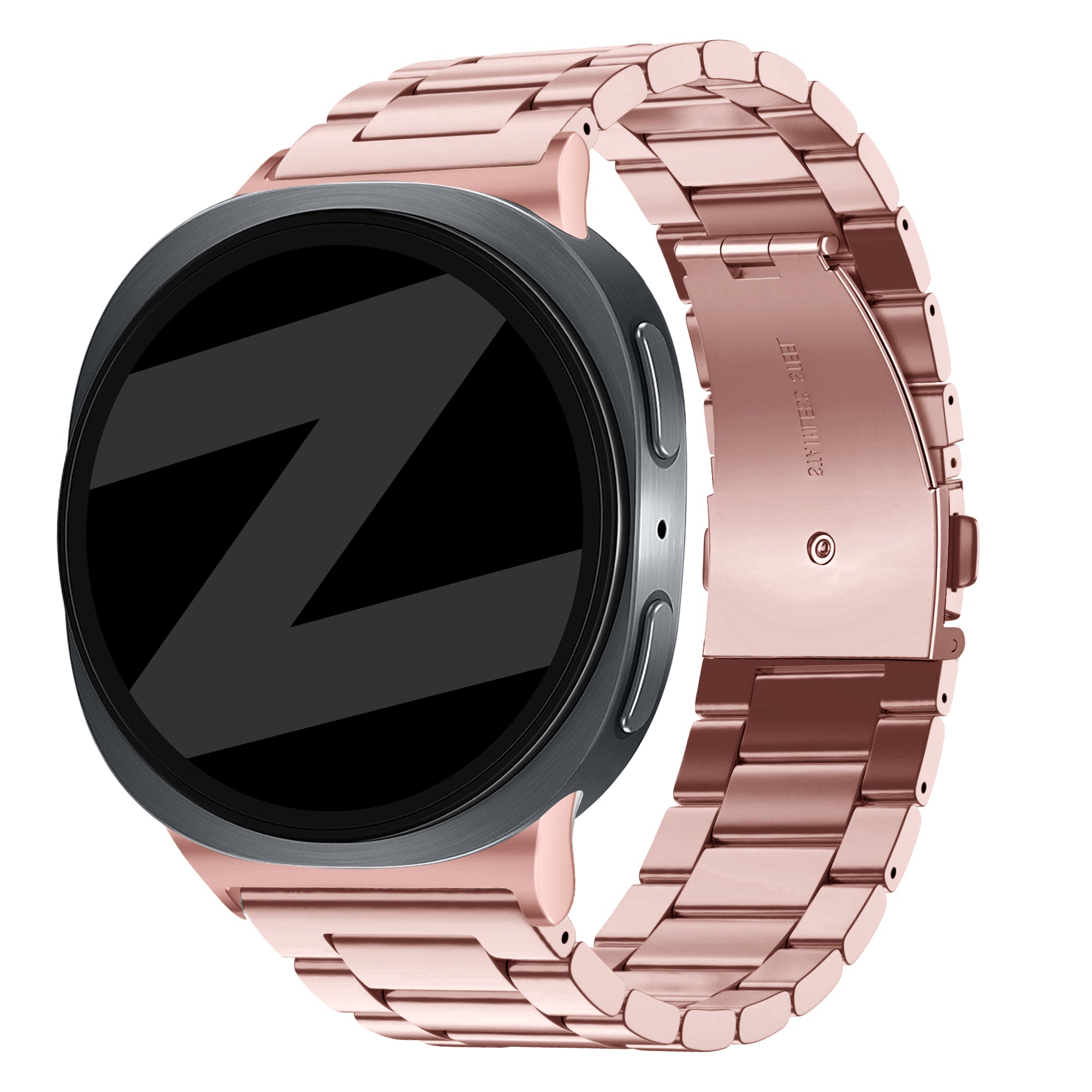 Bandz Samsung Galaxy Watch 8 - 40mm Steel Strap 'Classic' (Pink)