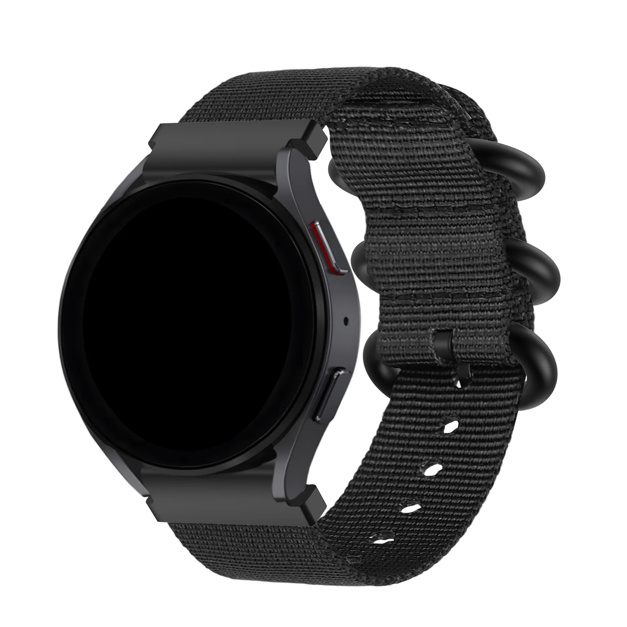 BALR Amazfit Bip 3 (Pro) Nylon Strap with Buckle (Black)