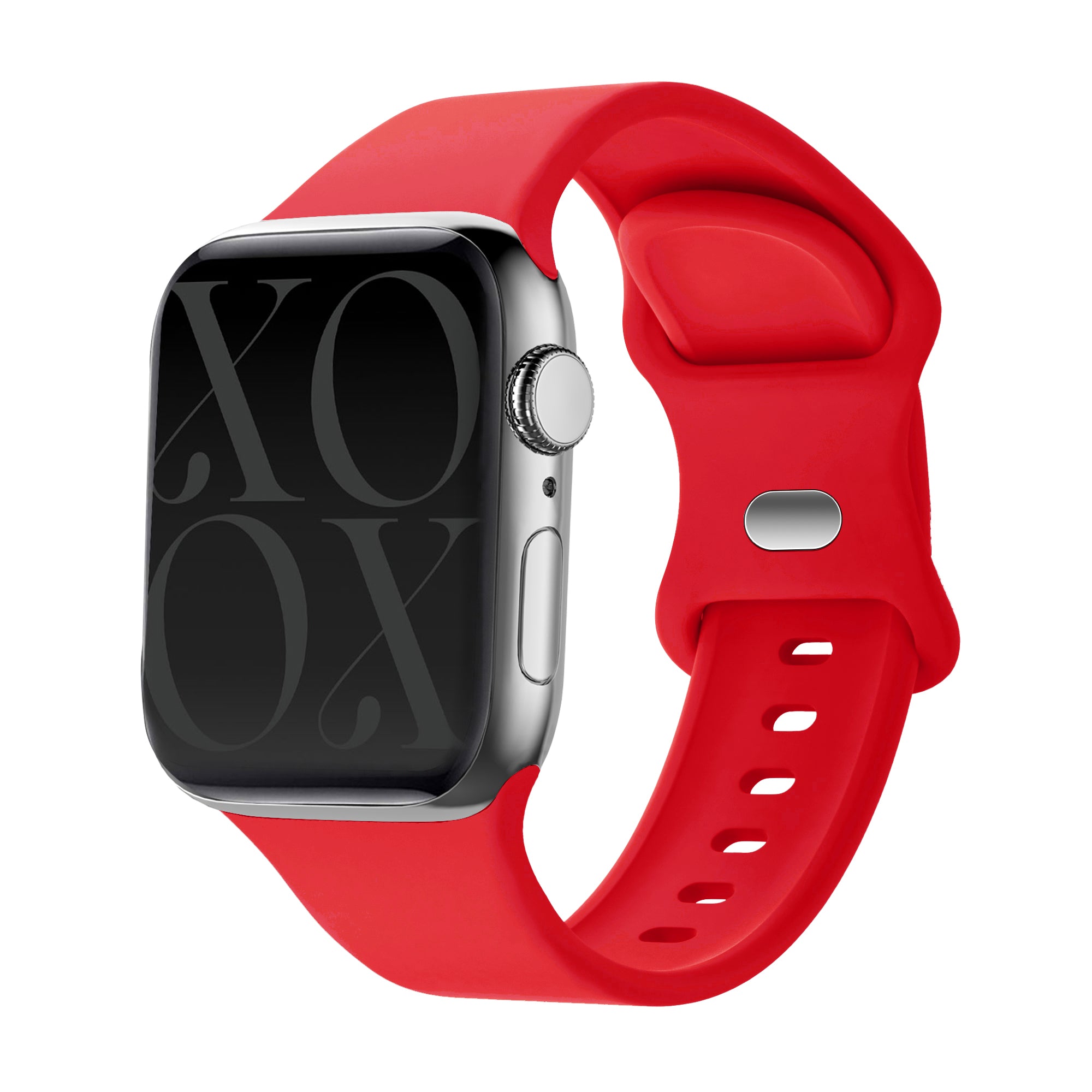 xoxo Wildhearts Apple Watch Siliconen bandje (rood)