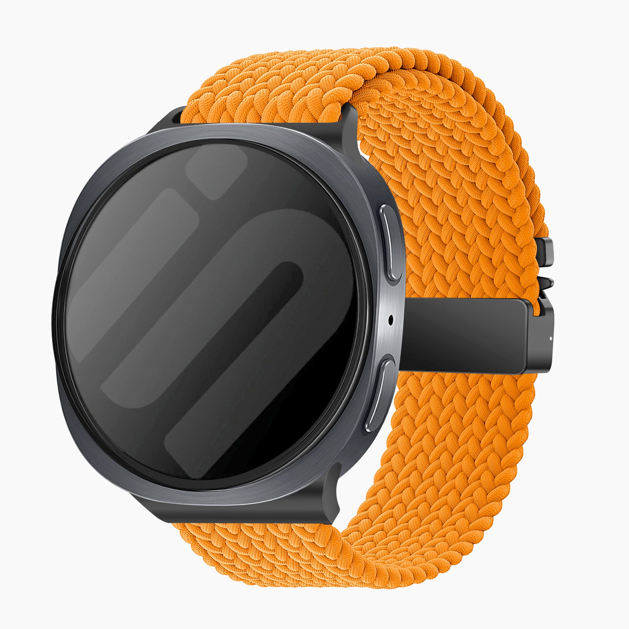 Samsung Galaxy Watch 8 Classic gevlochten band met P-buckle (oranje)