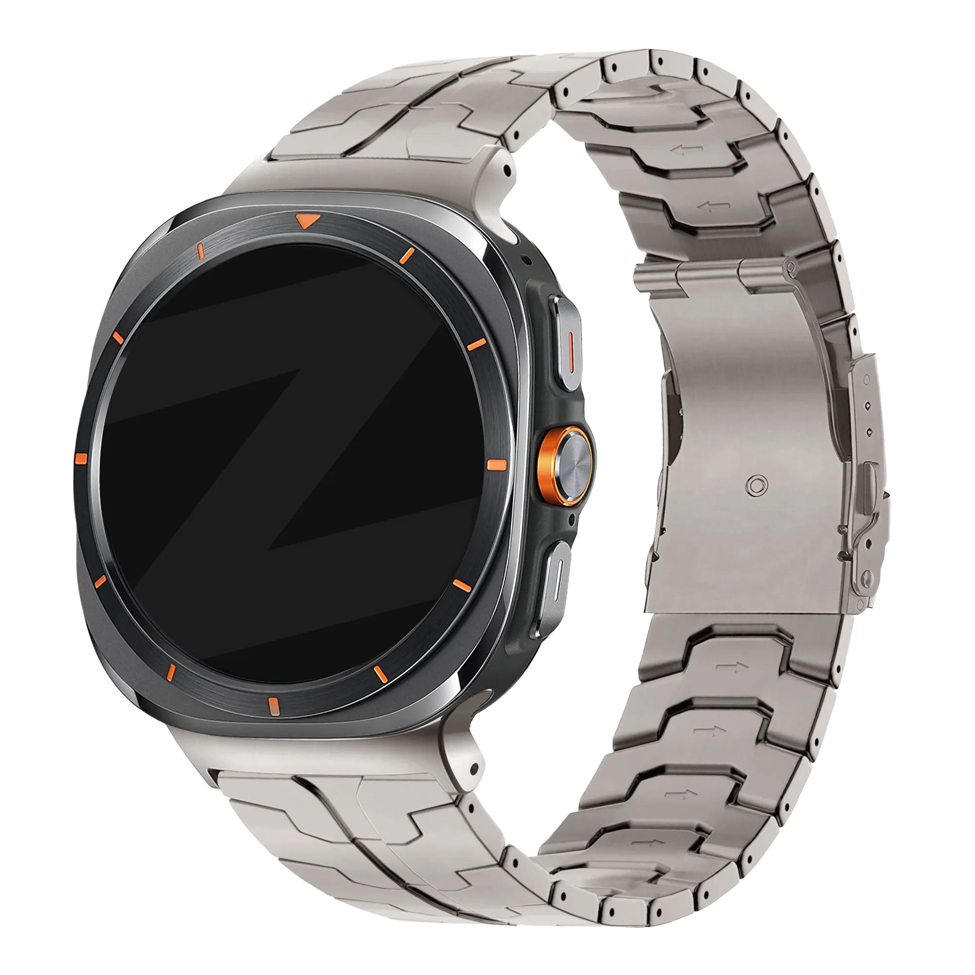 Bandz Samsung Galaxy Watch Ultra 2 titanium band 'Iron' (titanium)