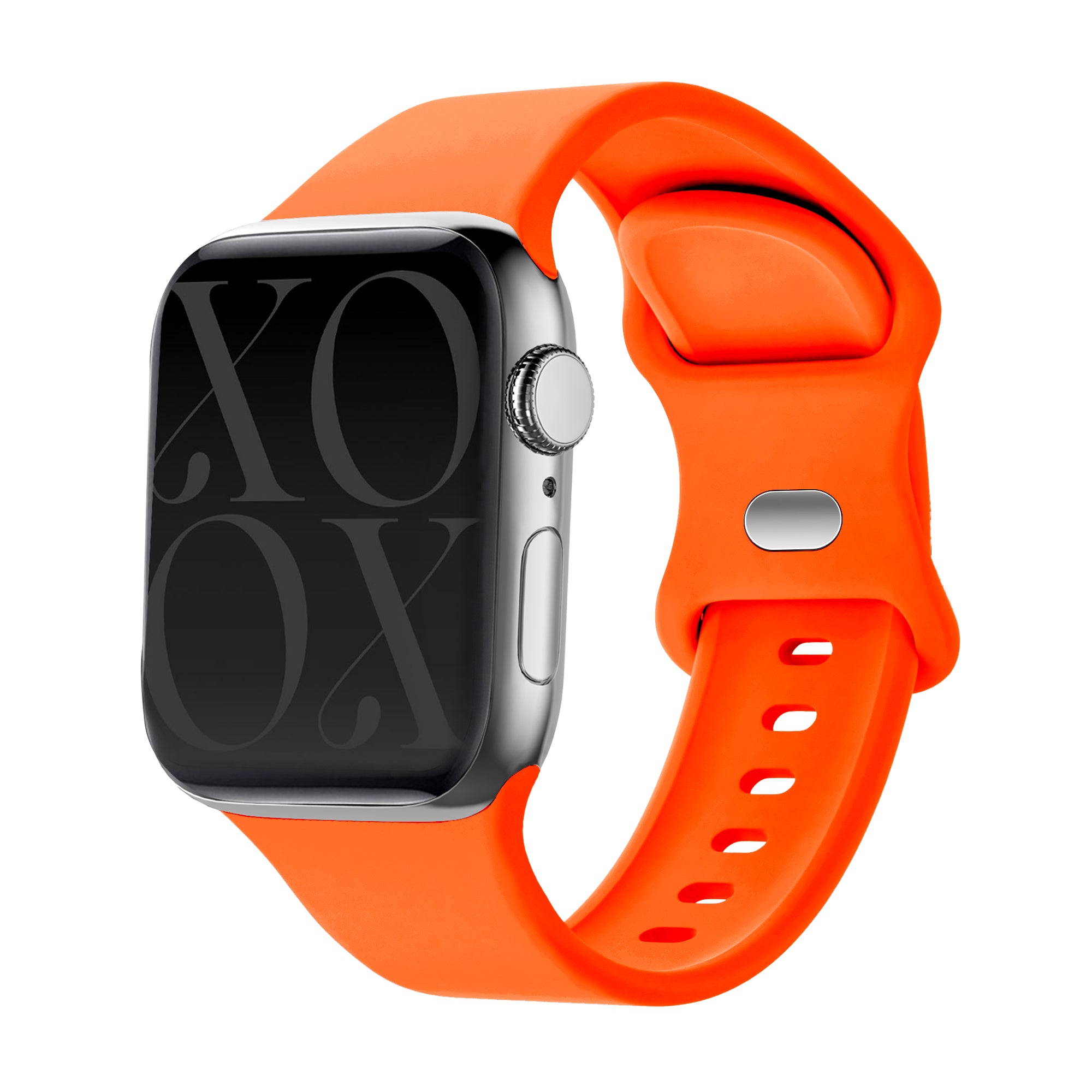 xoxo Wildhearts Apple Watch Siliconen bandje (oranje)