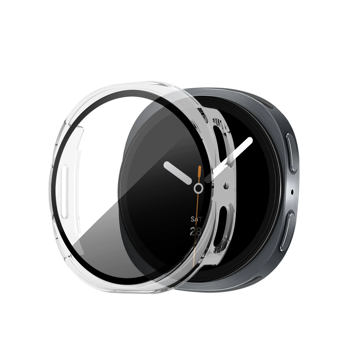 Bandz Samsung Galaxy Watch 8 - 44mm / 9 - 44mm PC Cover with Glass