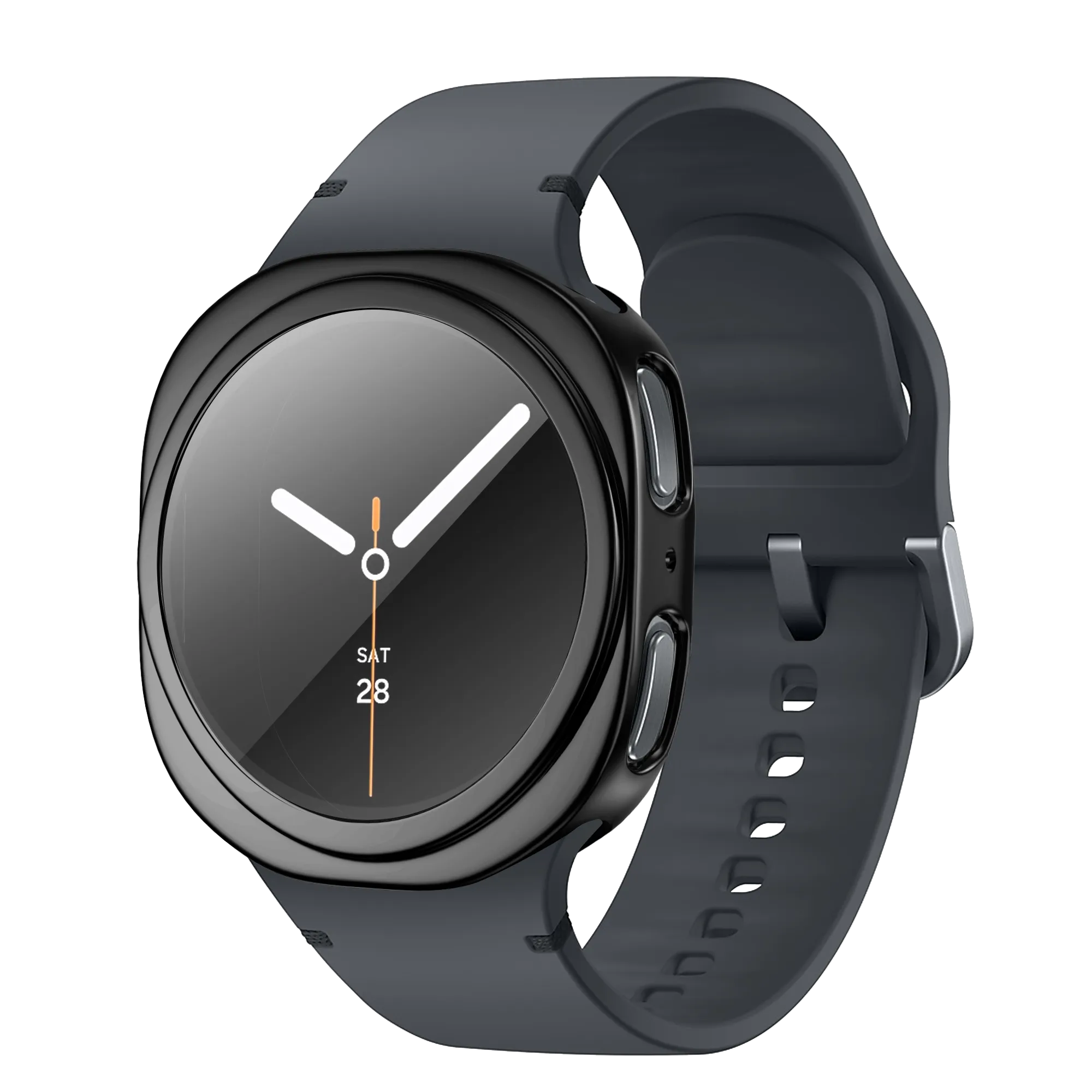 Bandz Samsung Galaxy Watch 8 - 44mm TPU hoesje (zwart)