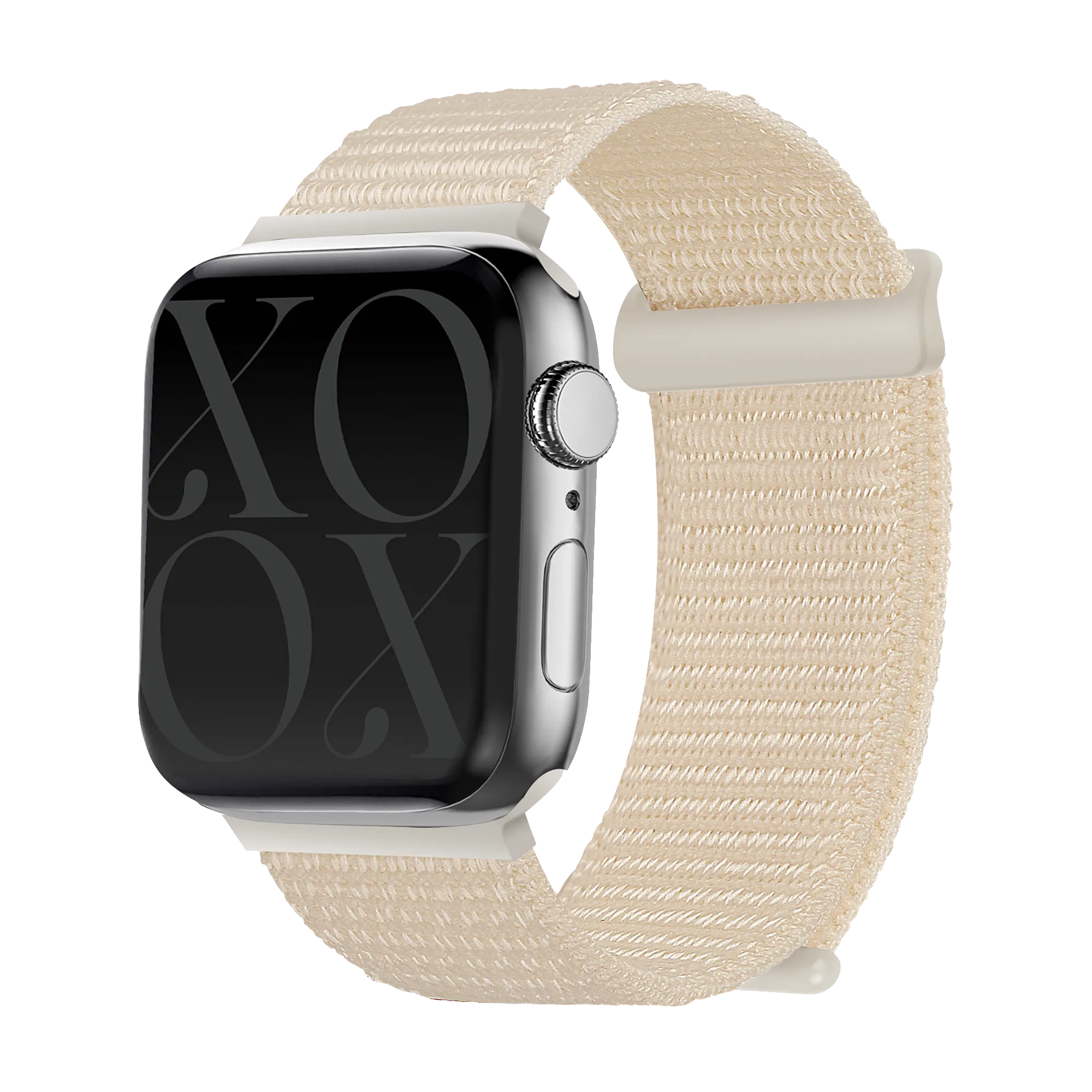 xoxo Wildhearts Apple Watch nylon bandje (apricot)