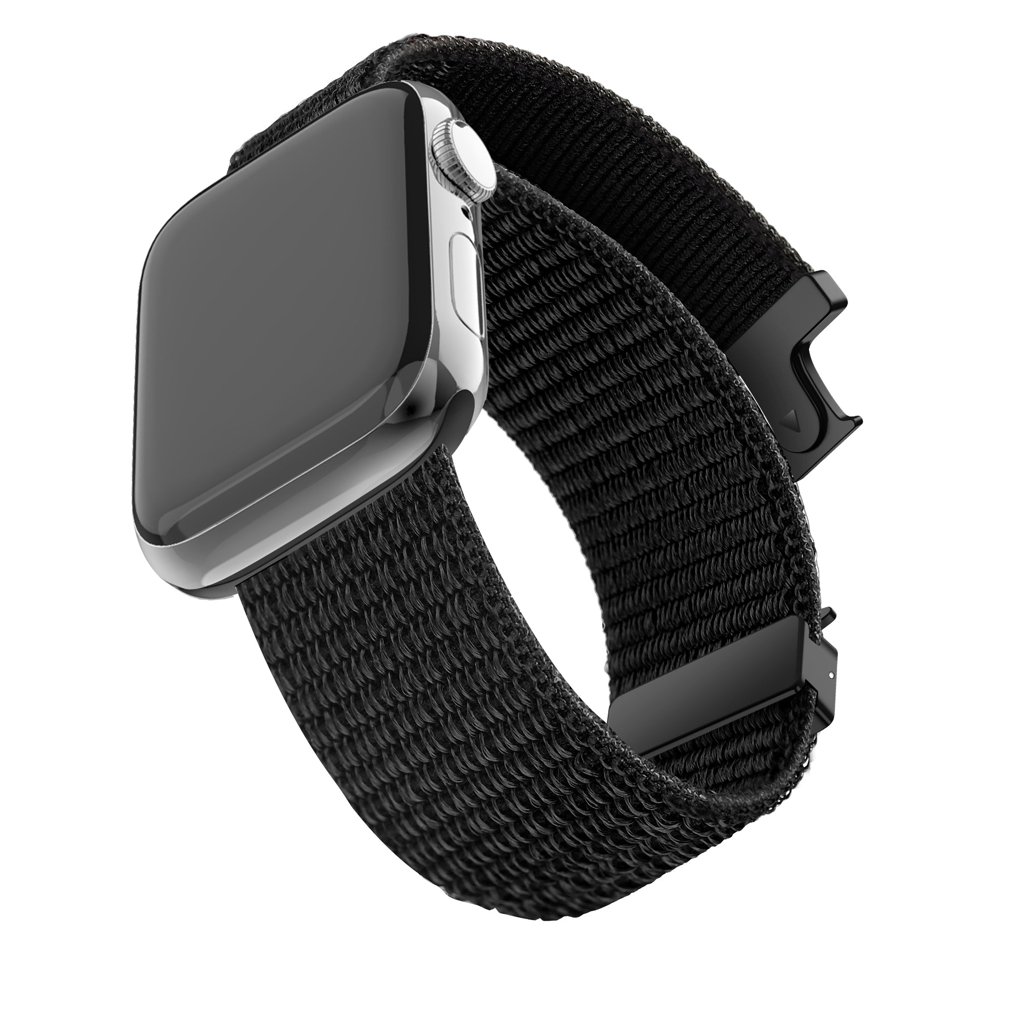 Bandz Apple Watch Ultra nylon band 'Classic met P-buckle (zwart)
