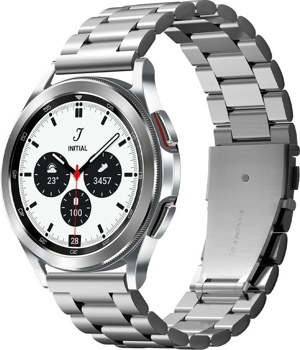 Spigen Samsung Galaxy Watch 4 40mm stalen bandje (zilver)