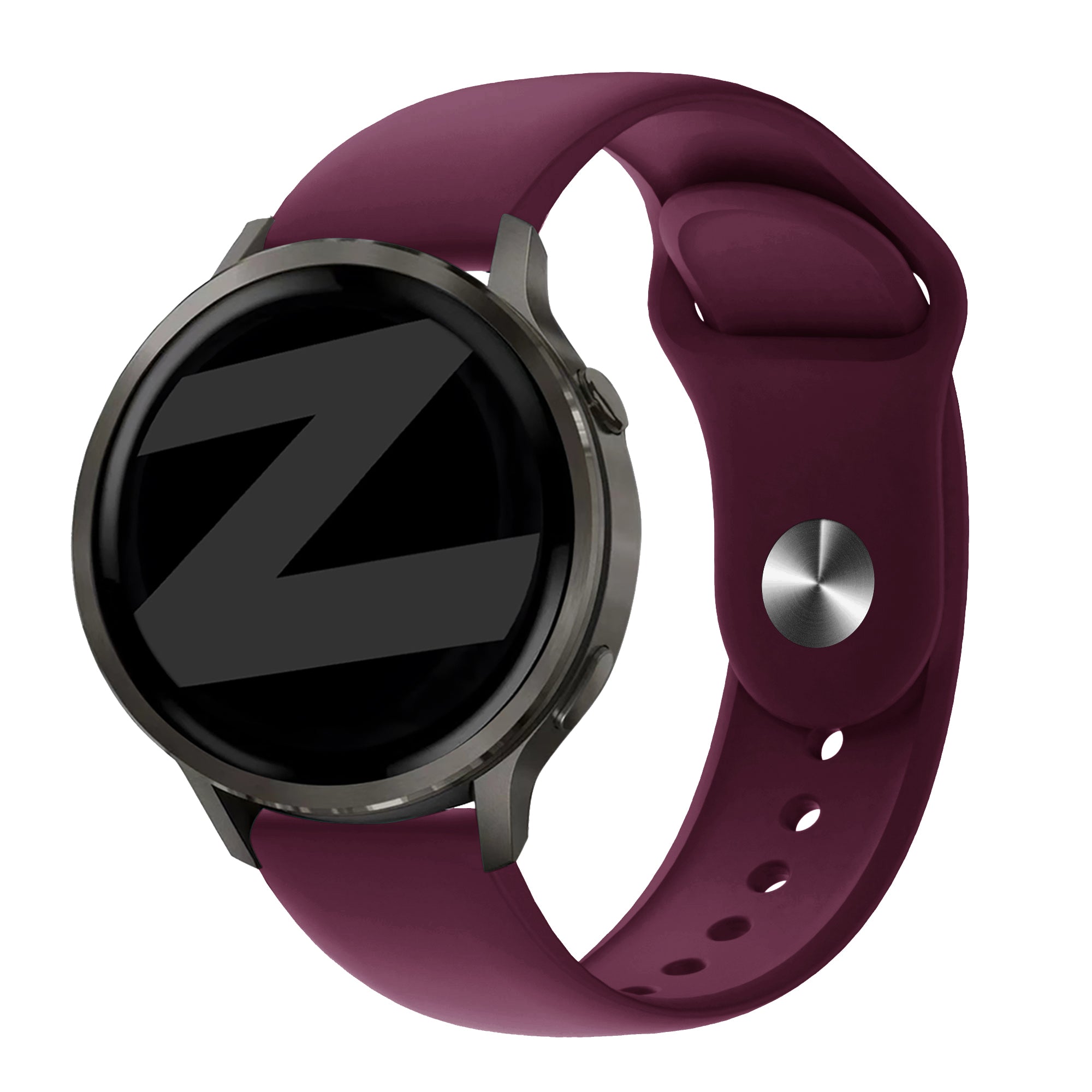 Bandz Garmin Forerunner 255s sport band 'Deluxe' (wijnrood)