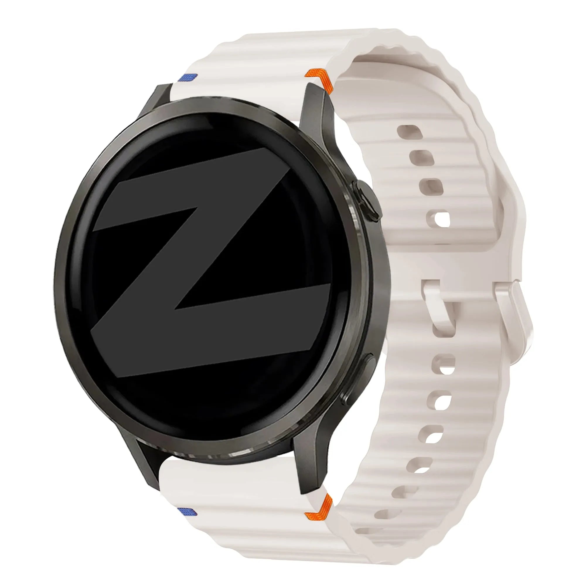 Bandz Garmin Forerunner 265s siliconen band 'Wave' (sterrenlicht)