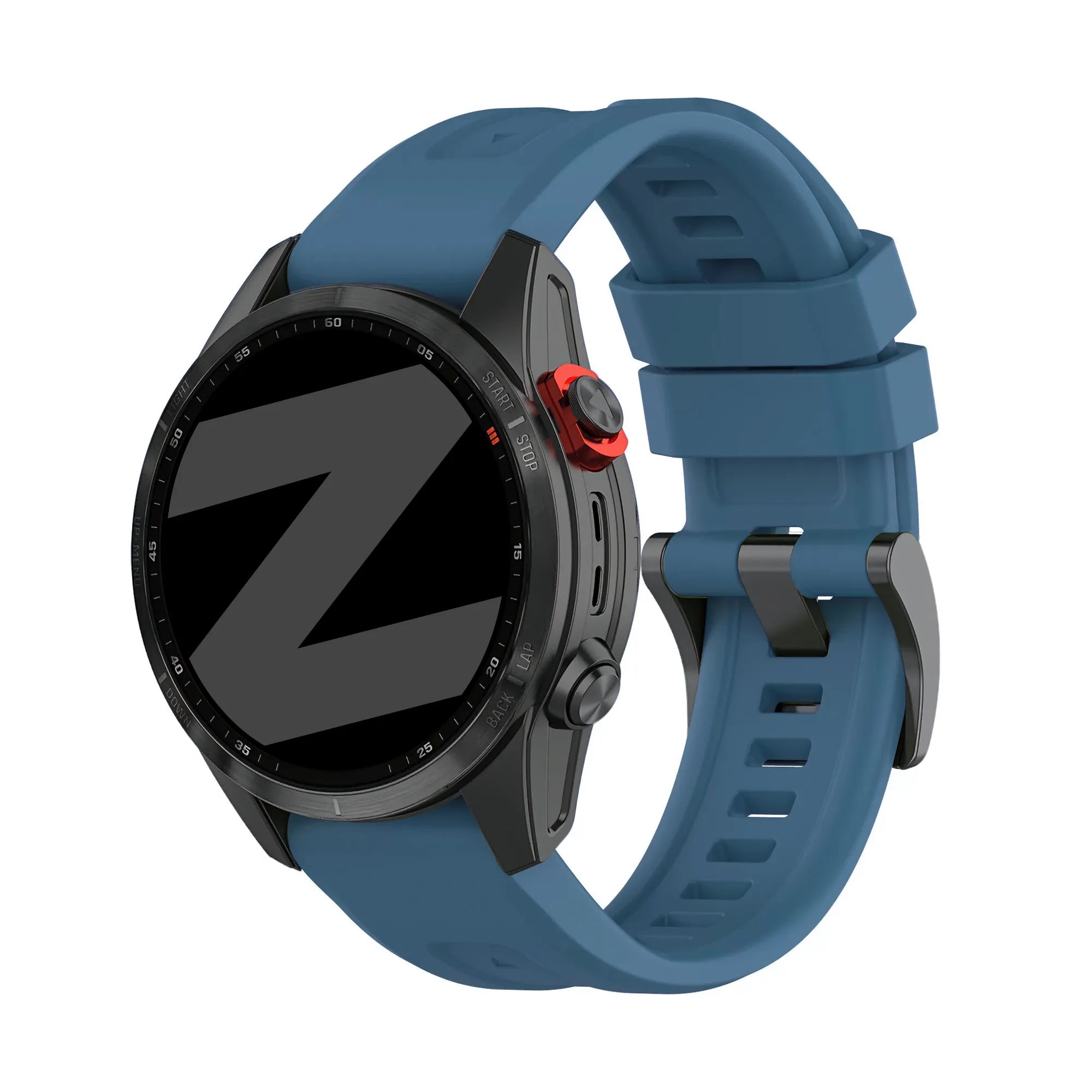 Bandz Garmin Fenix 8 Pro - 47mm Silicone Strap 'Classic' (Rock Green)
