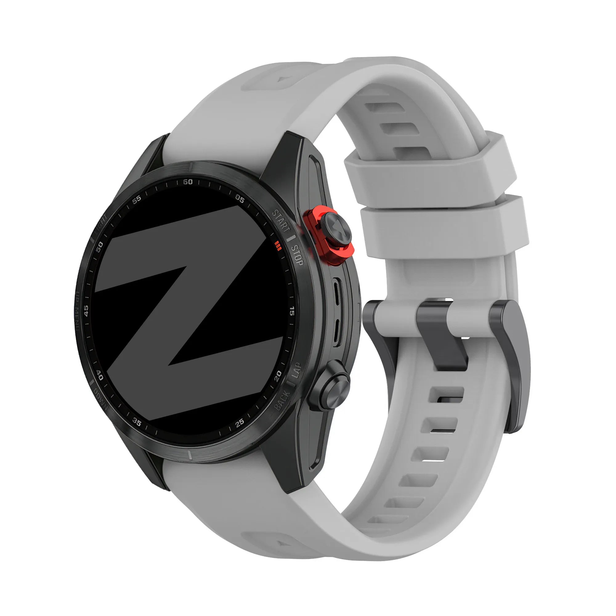Bandz Garmin Fenix 5 / 6 Silicone Strap 'Classic' (Grey)