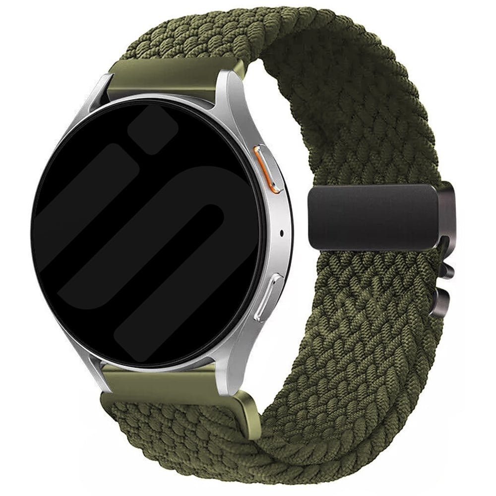Huawei Watch GT 7 - 46mm gevlochten band met P-buckle (groen)