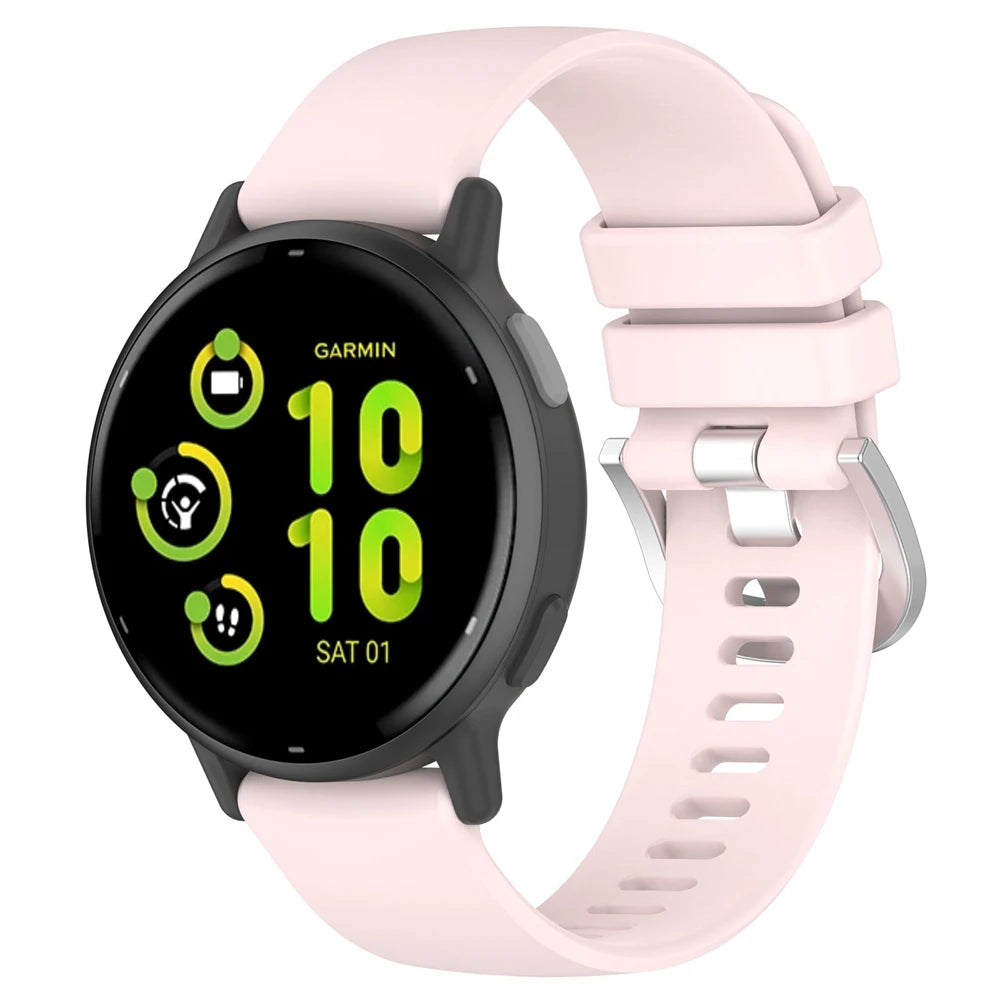 Garmin Vivoactive 6 siliconen classic bandje (roze)