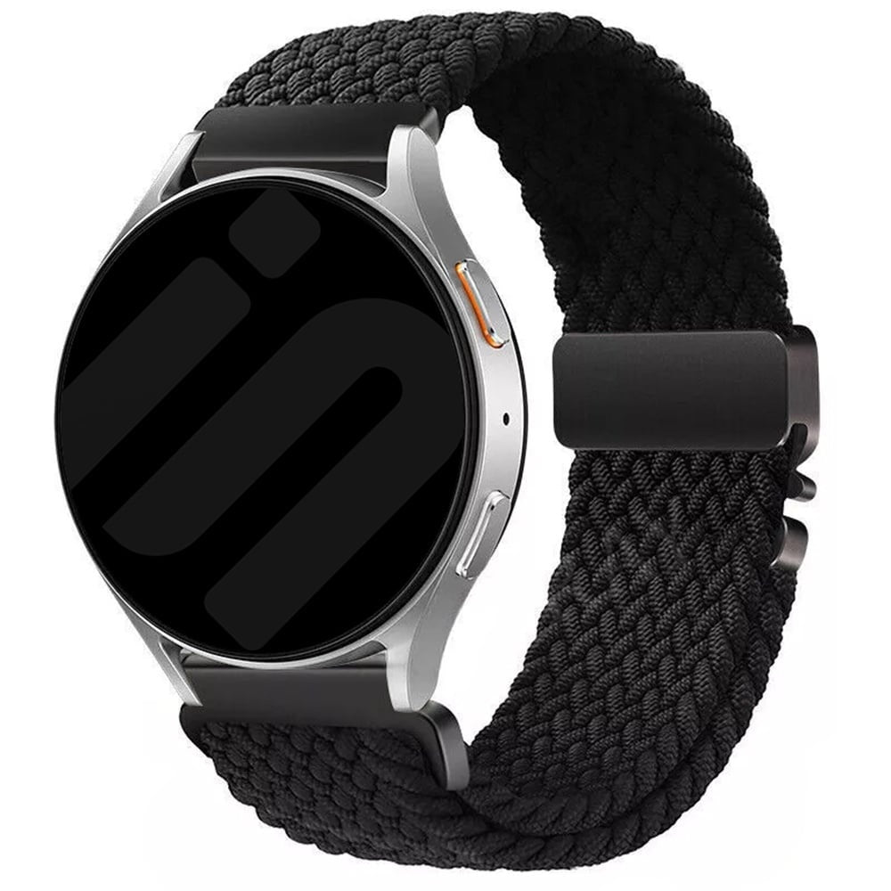 Huawei Watch GT 7 - 46mm gevlochten band met P-buckle (zwart)