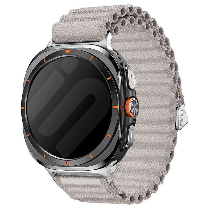 Samsung Galaxy Watch Ultra outdoor nylon bandje (wit)