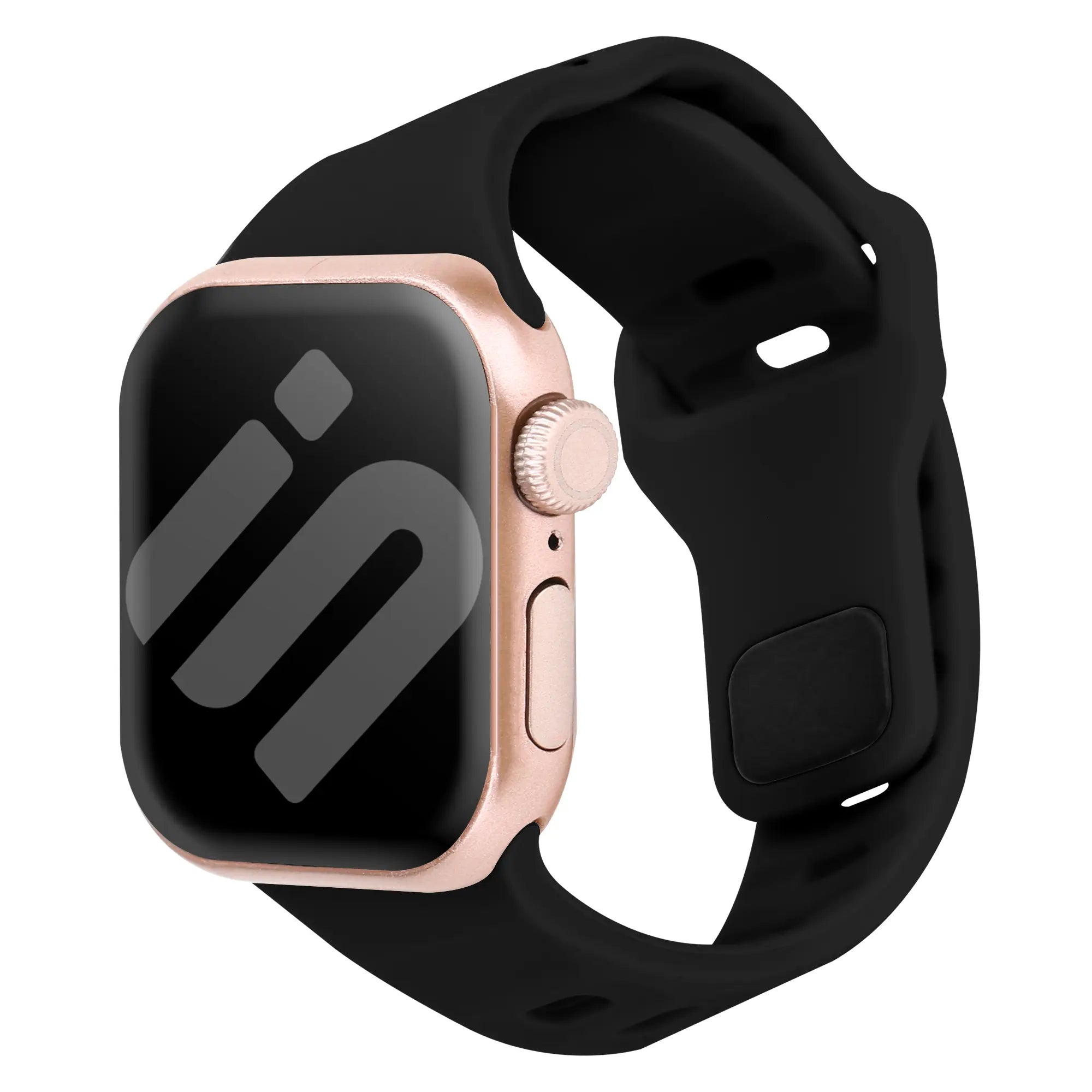 Apple Watch tilted sport band (zwart)