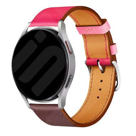 Gard Pro Health Smartwatch 3 - 48mm leren bandje (knalroze/roodbruin)