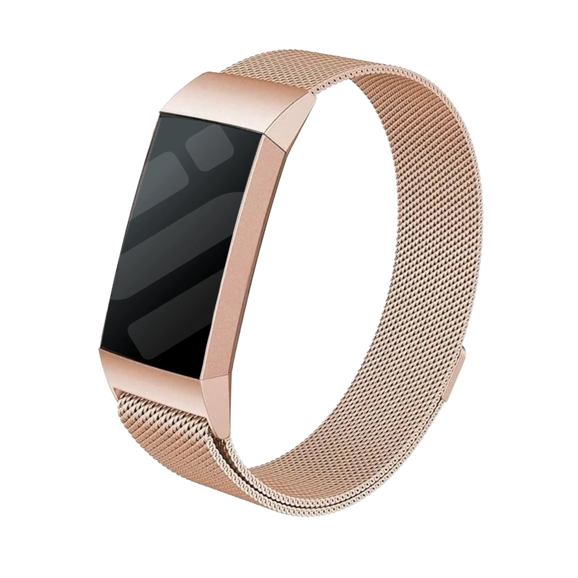 Fitbit Charge 4 Milanese band (rosé goud)