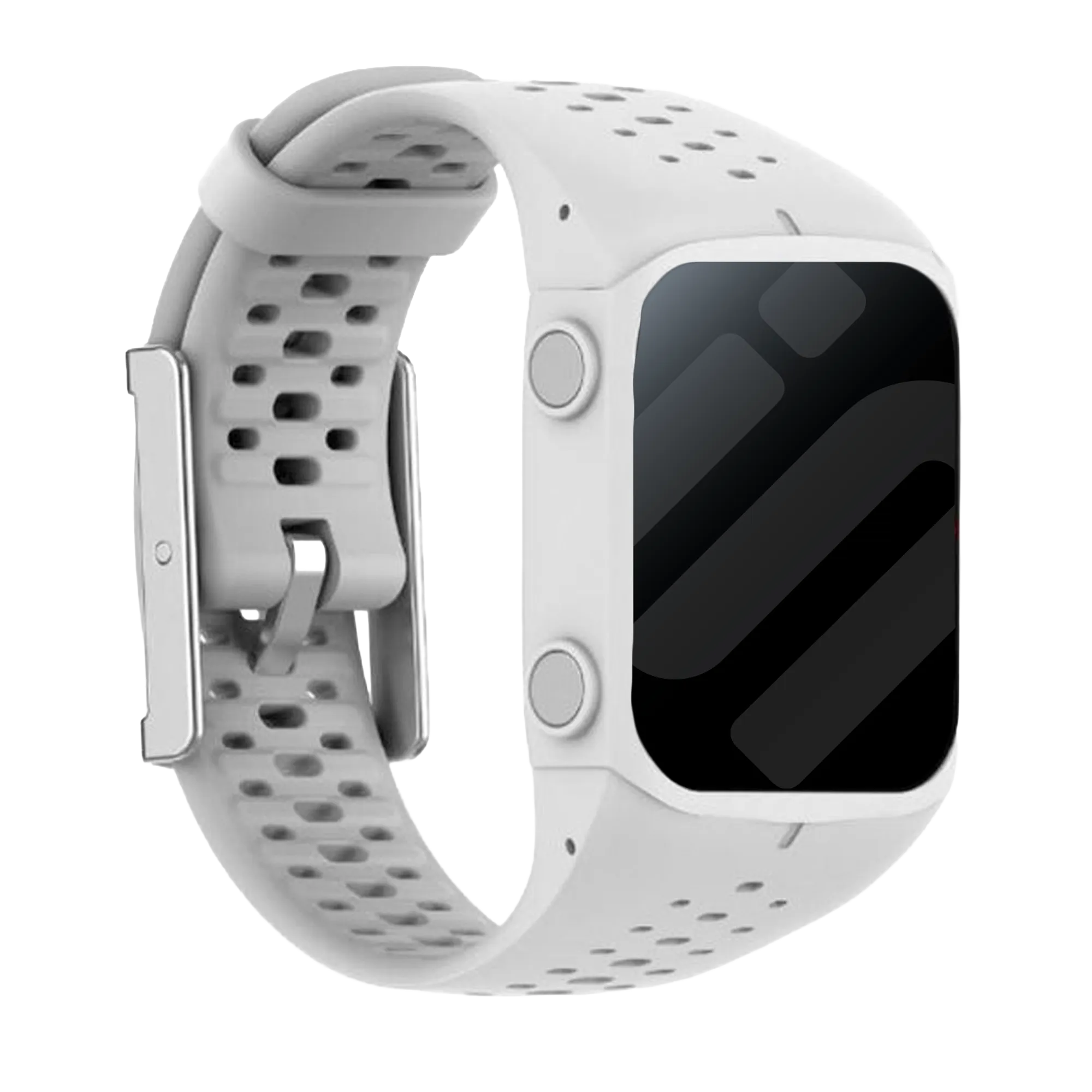 Polar M400 / M430 siliconen bandje (wit)