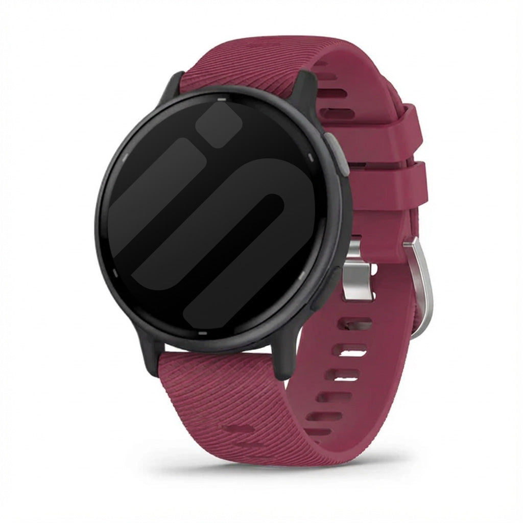 Garmin Vivoactive 5 siliconen bandje (wijnrood)
