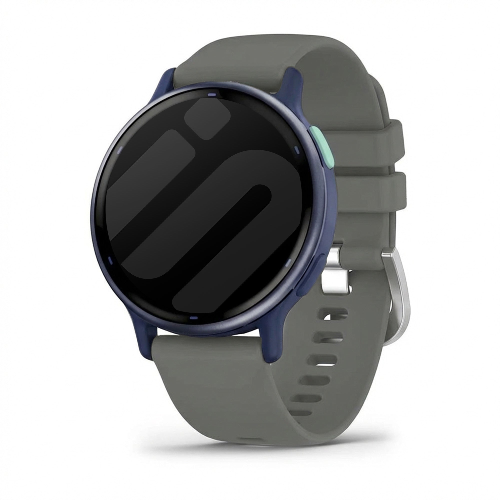 Garmin Vivoactive 5 siliconen classic bandje (donkergrijs)