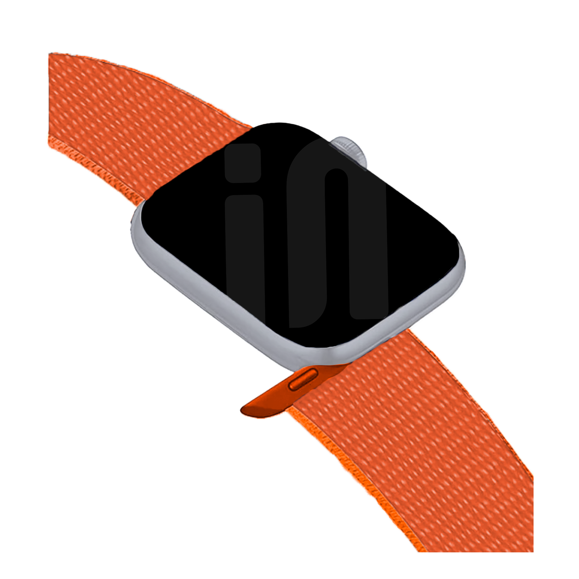 Apple Watch Ultra nylon loop bandje (oranje)