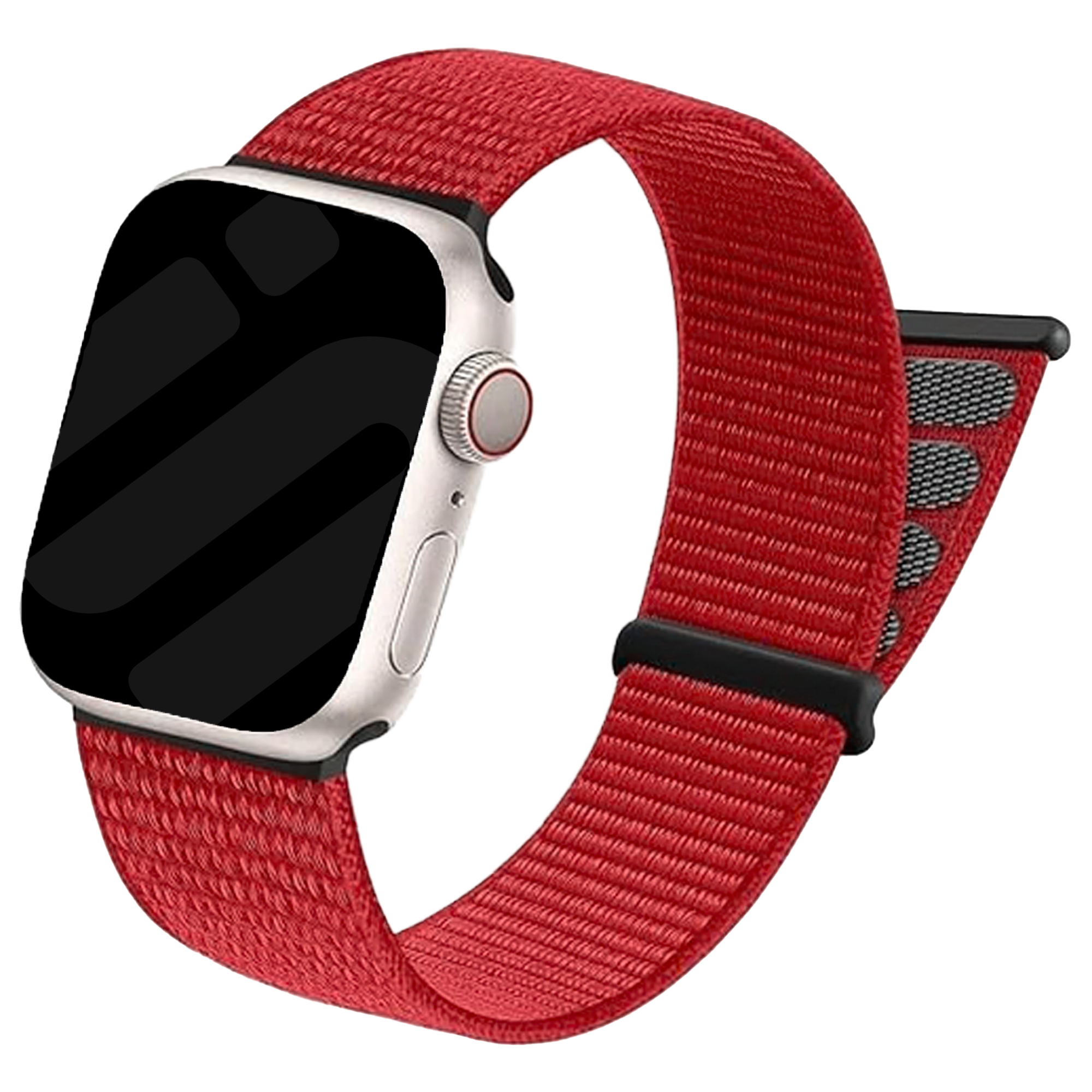 Apple Watch Ultra nylon loop bandje (rood)
