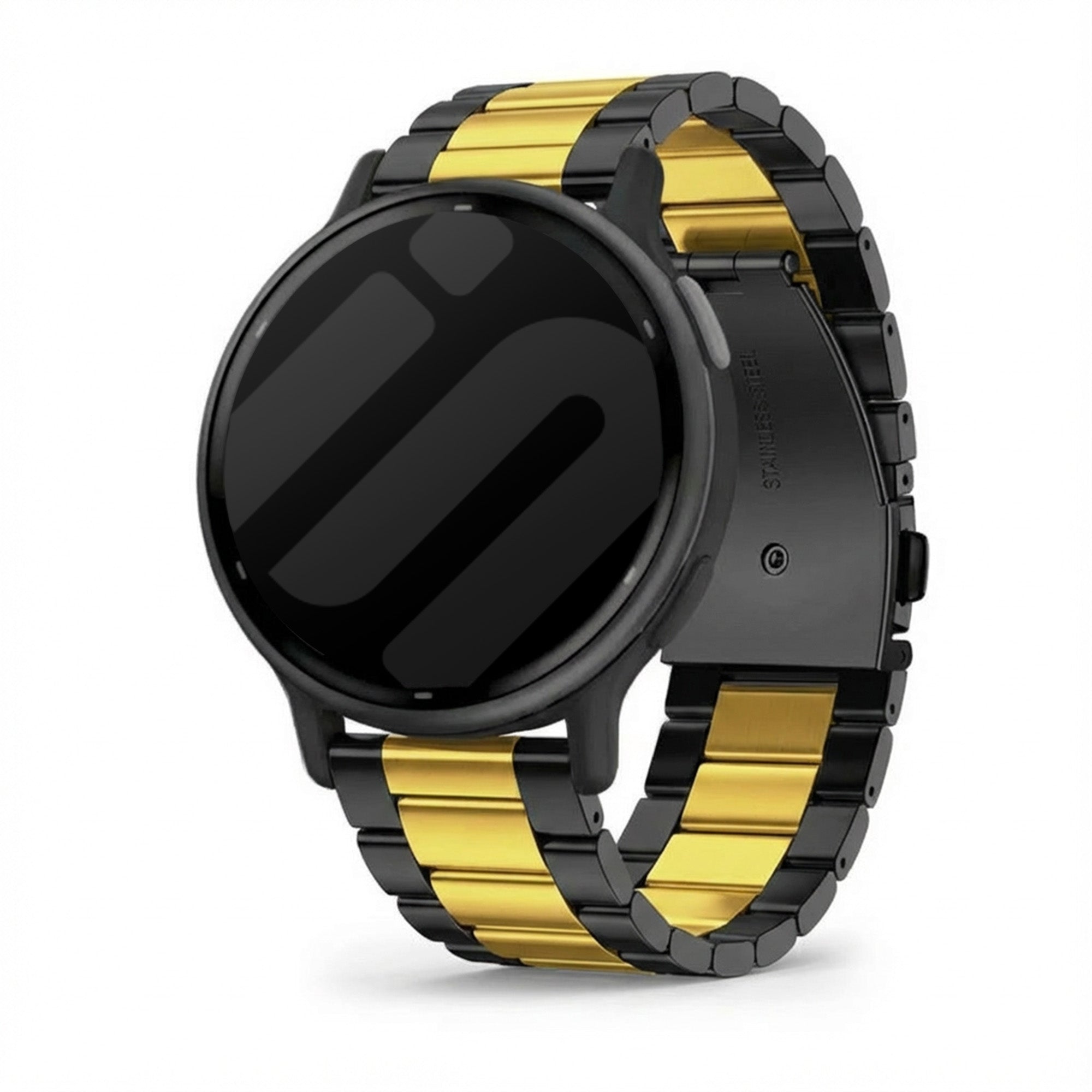 Garmin Vivoactive 5 stalen band (zwart/goud)