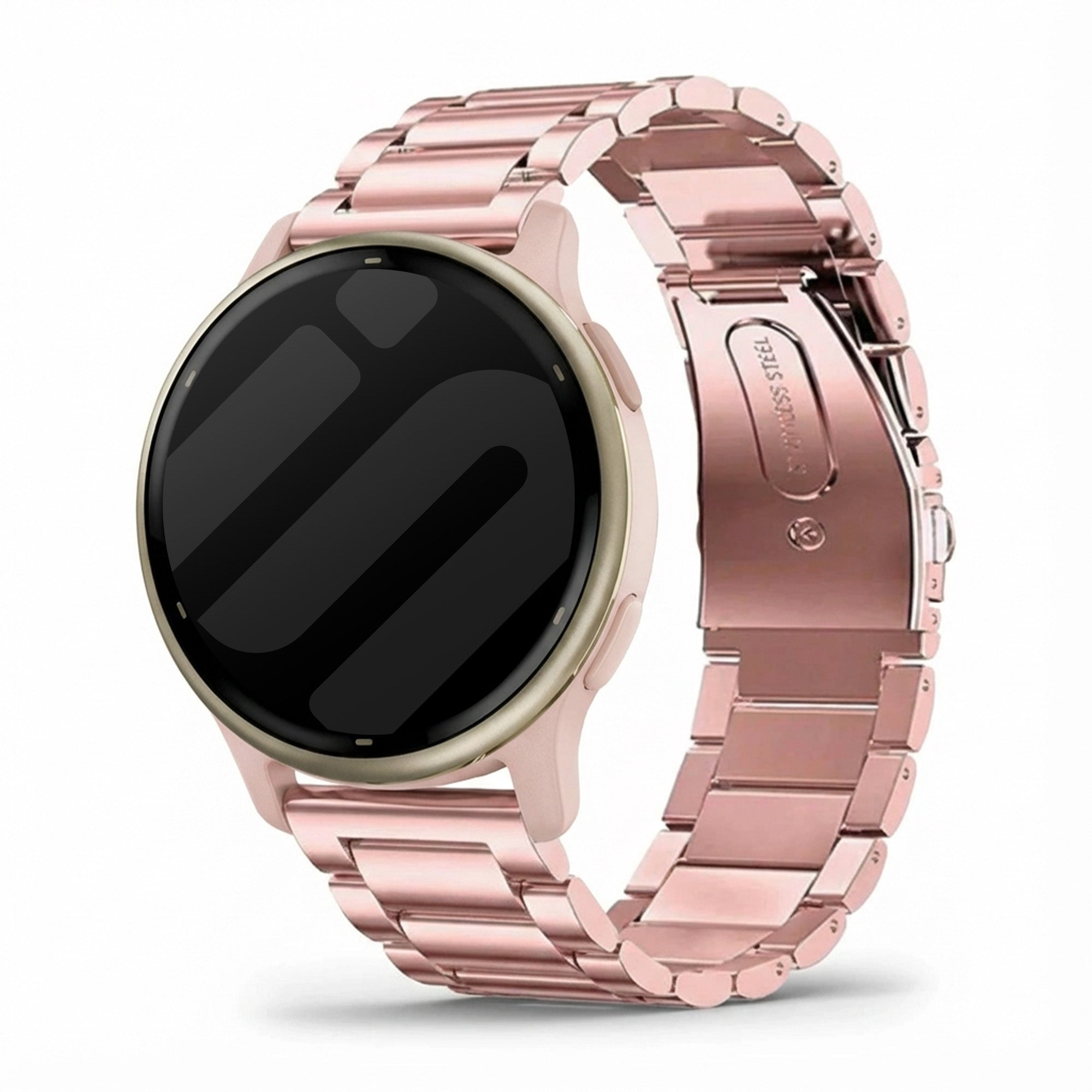 Garmin Vivoactive 5 stalen band (roze)