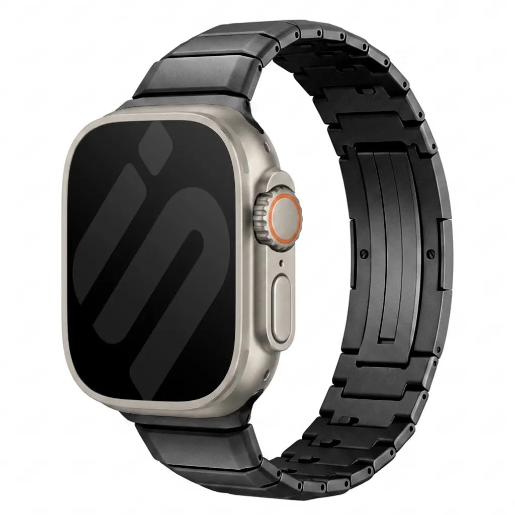 Apple Watch One Bead titanium band (zwart)