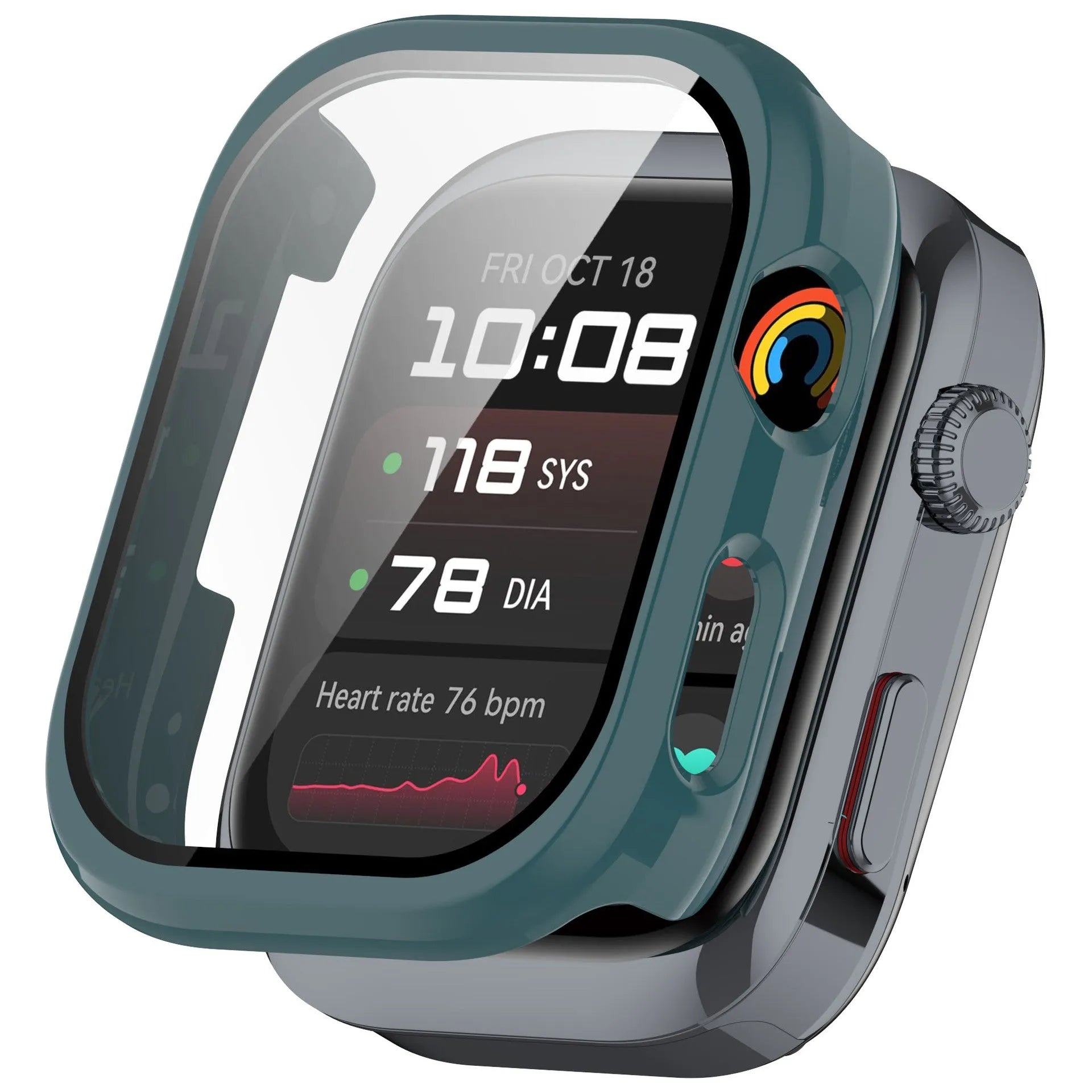 Huawei Watch D2 hard case met glas (groen)