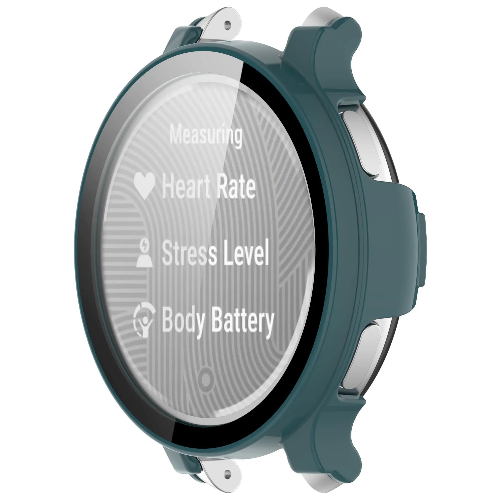 Garmin Lily 2 Active hard case met glas (groen)