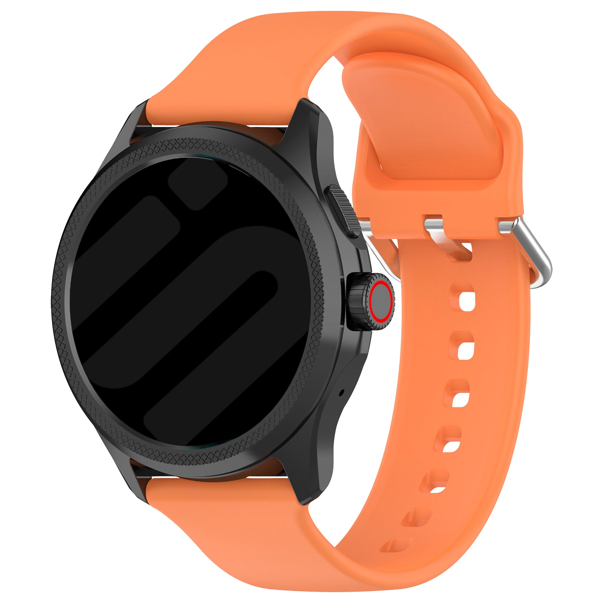 Universeel 24mm siliconen gesp band (oranje)