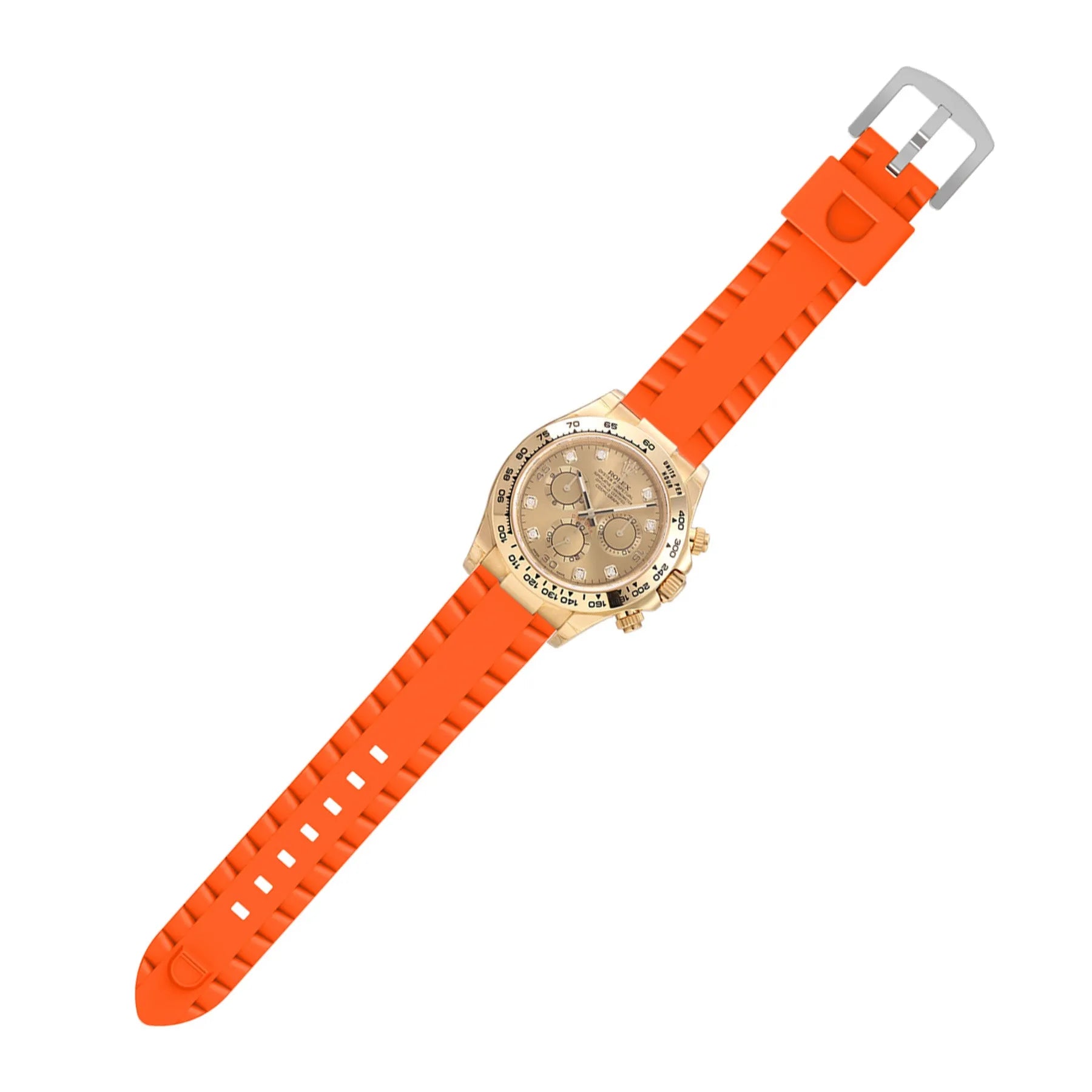 Stahlgear Zeus Wave Silicone Strap (Orange)
