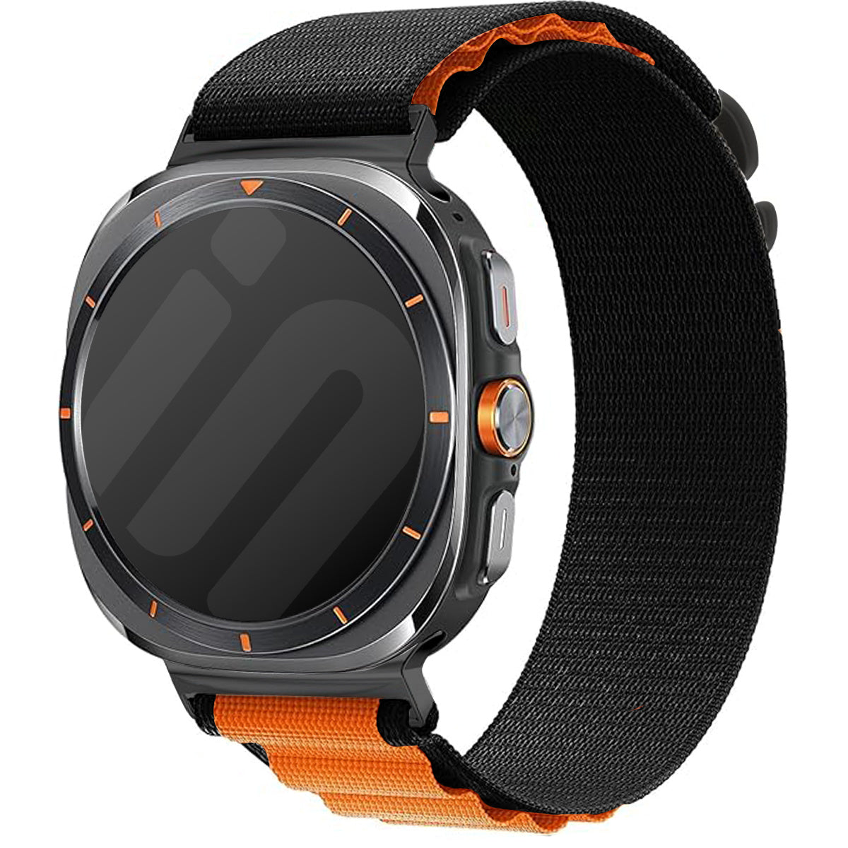 Samsung Galaxy Watch Ultra Alpine band (zwart/oranje)