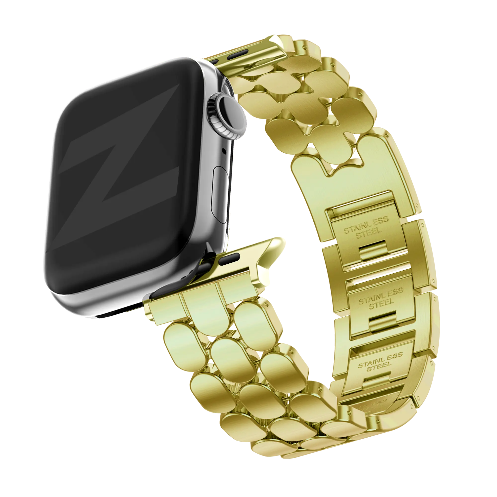 Bandz Apple Watch stalen band 'Oval' (goud)