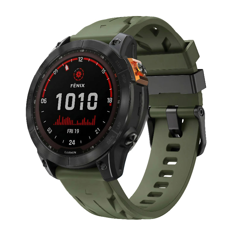 Garmin Forerunner 955 Race Silicone Strap (Army Green)