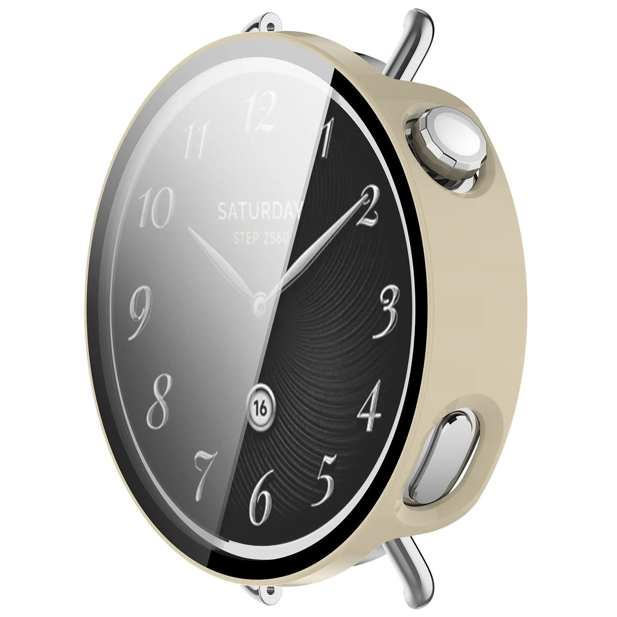 Xiaomi Watch S4 - 41mm hard case met glas (beige)