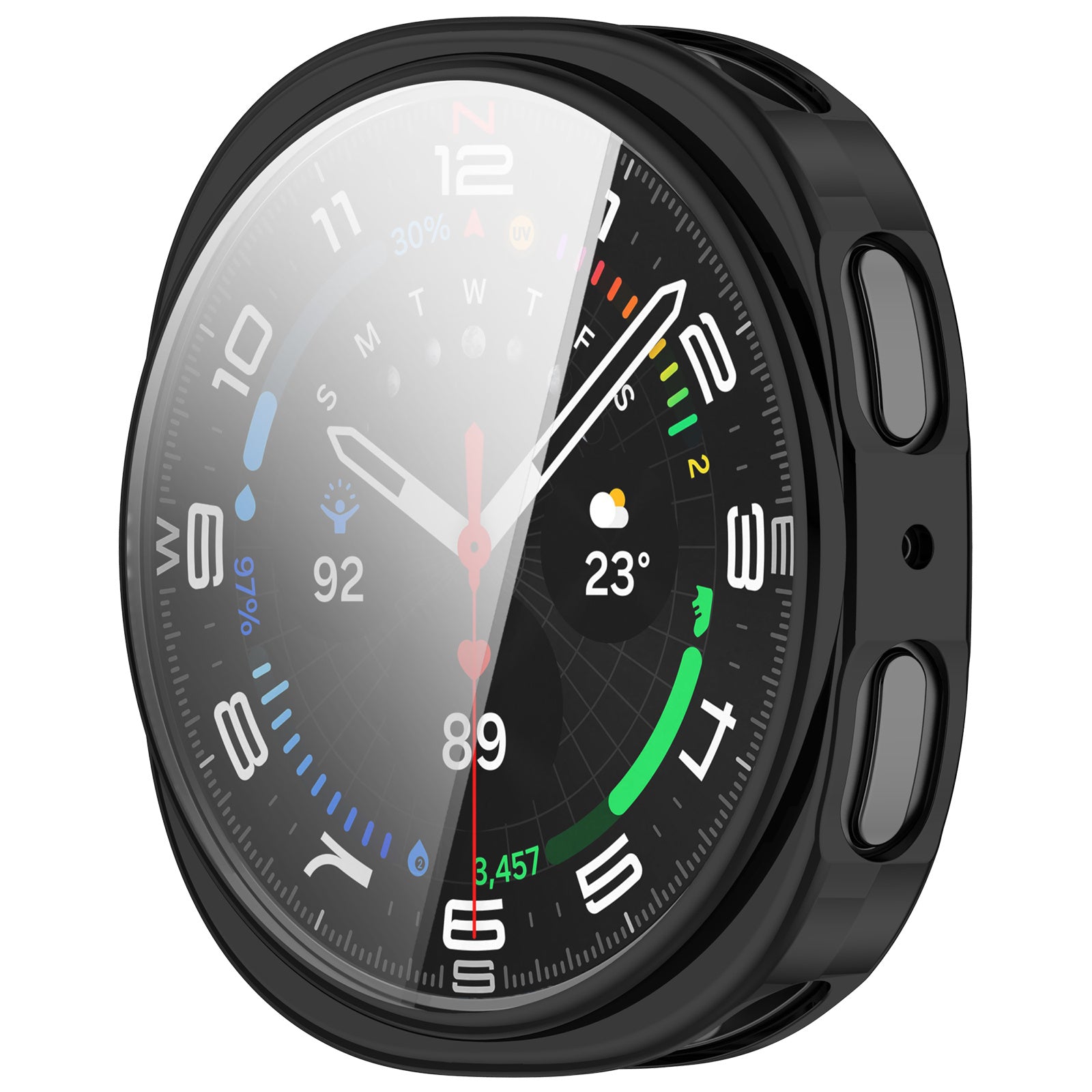 Samsung Galaxy Watch 8 - 40mm / 9 - 40mm TPU case (zwart)
