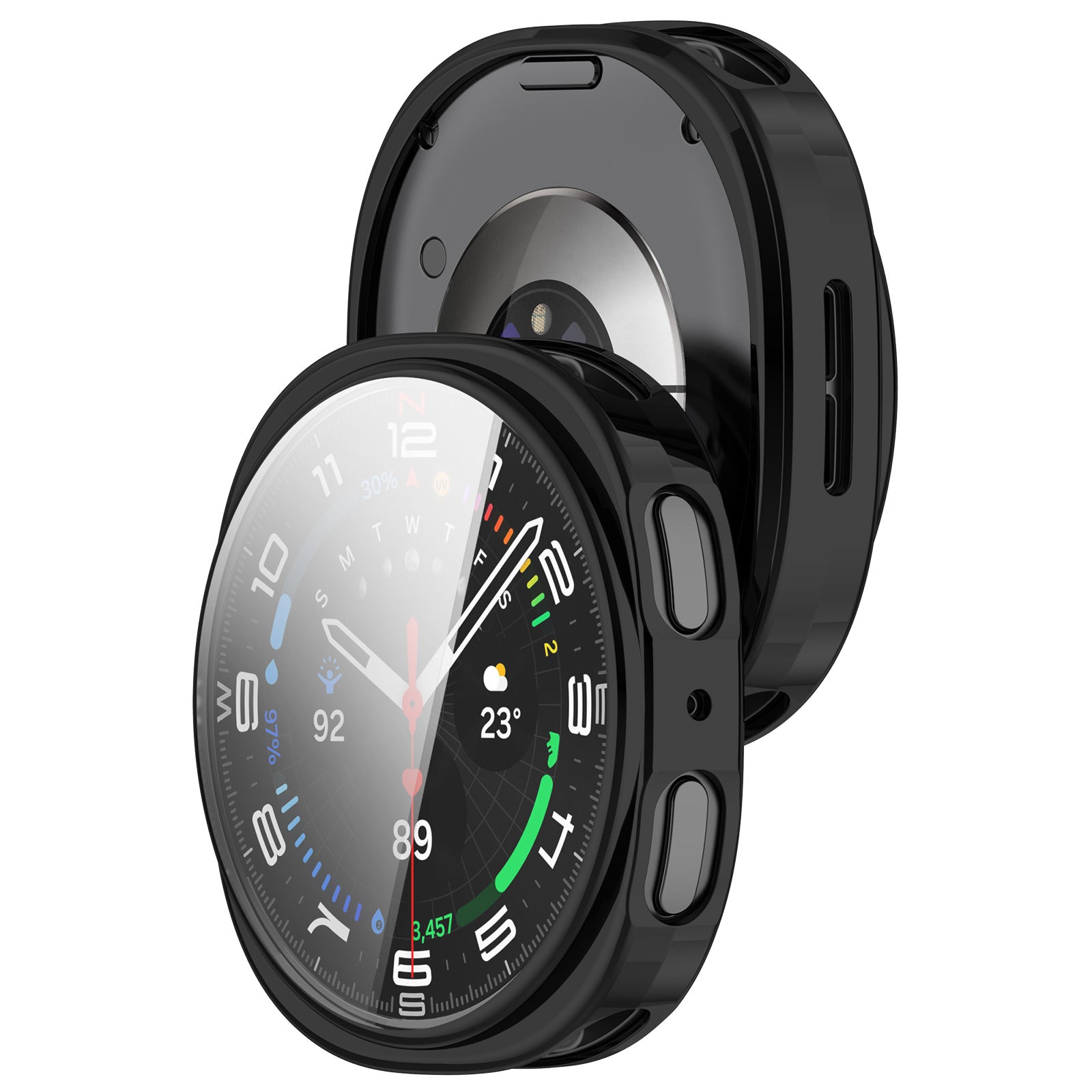 Samsung Galaxy Watch 8 - 40mm / 9 - 40mm TPU case (zwart)