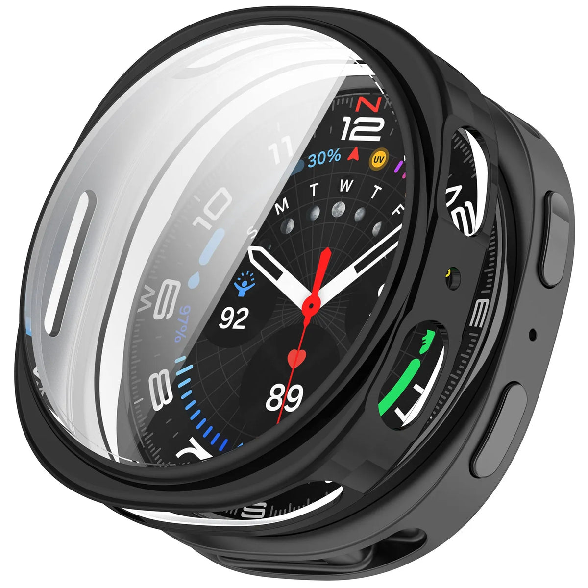 Samsung Galaxy Watch 8 / 9 - 44mm TPU case (zwart)