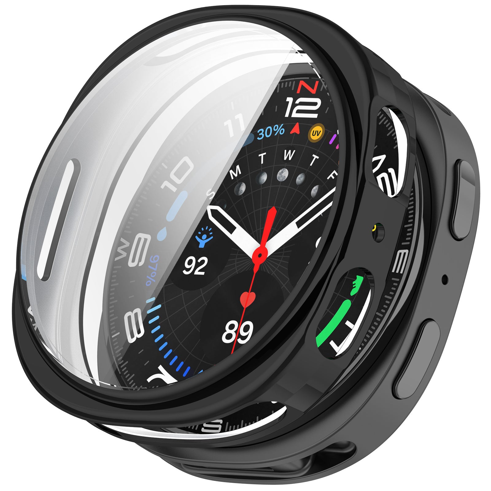 Samsung Galaxy Watch 8 - 40mm / 9 - 40mm TPU Case (Black)