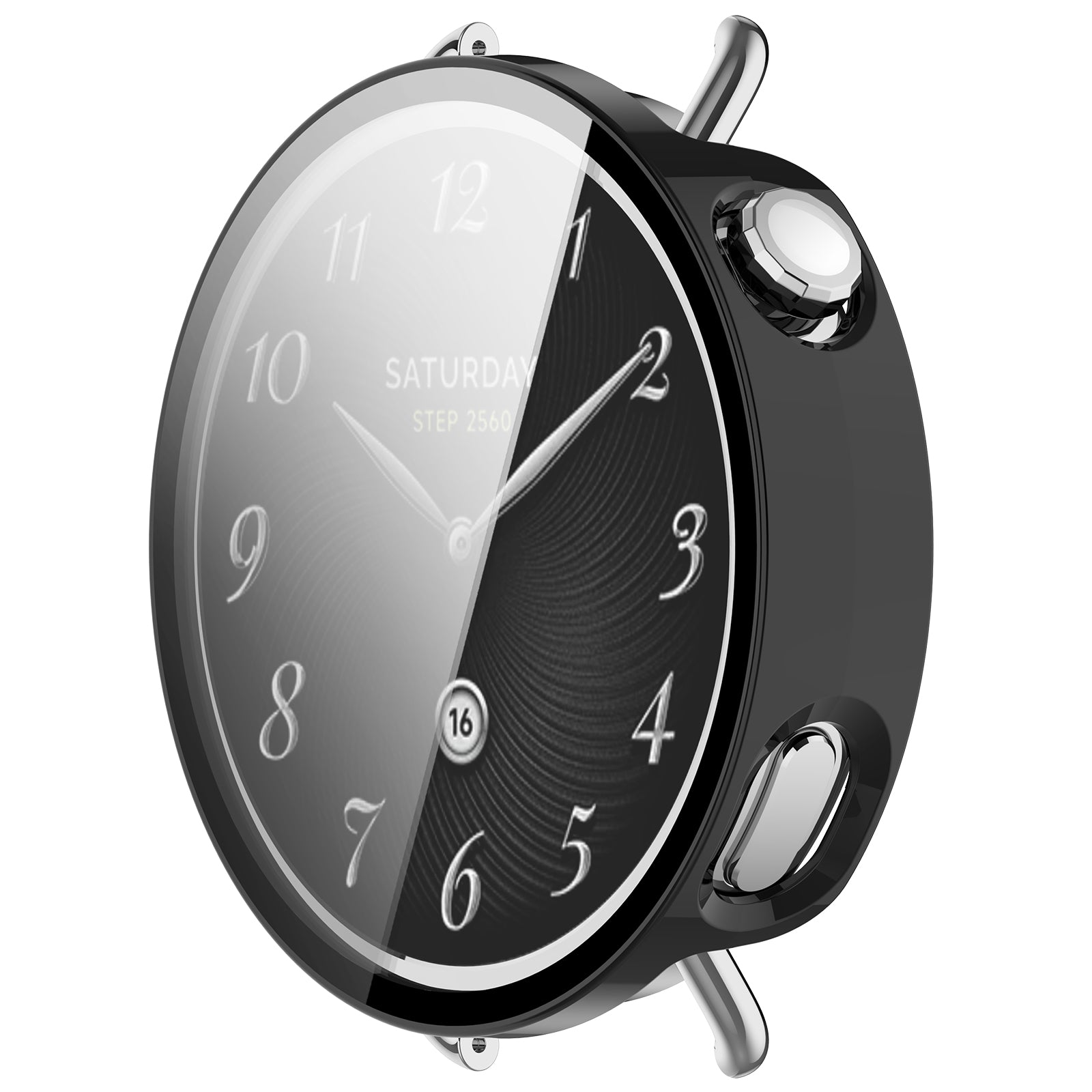 Xiaomi Watch S4 - 41mm hard case met glas (zwart)