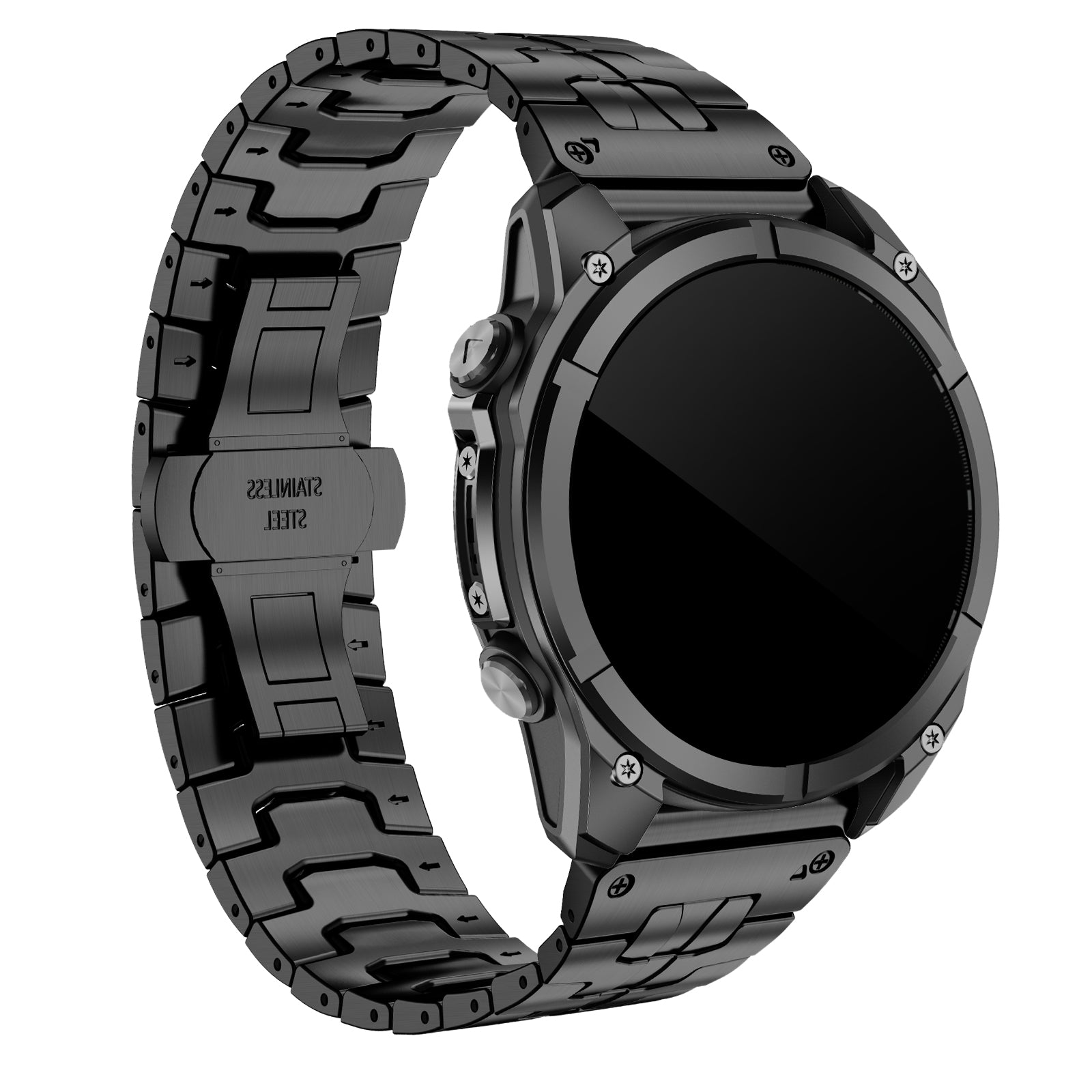 Garmin Instinct E - 45mm stalen 'Iron' band (zwart)