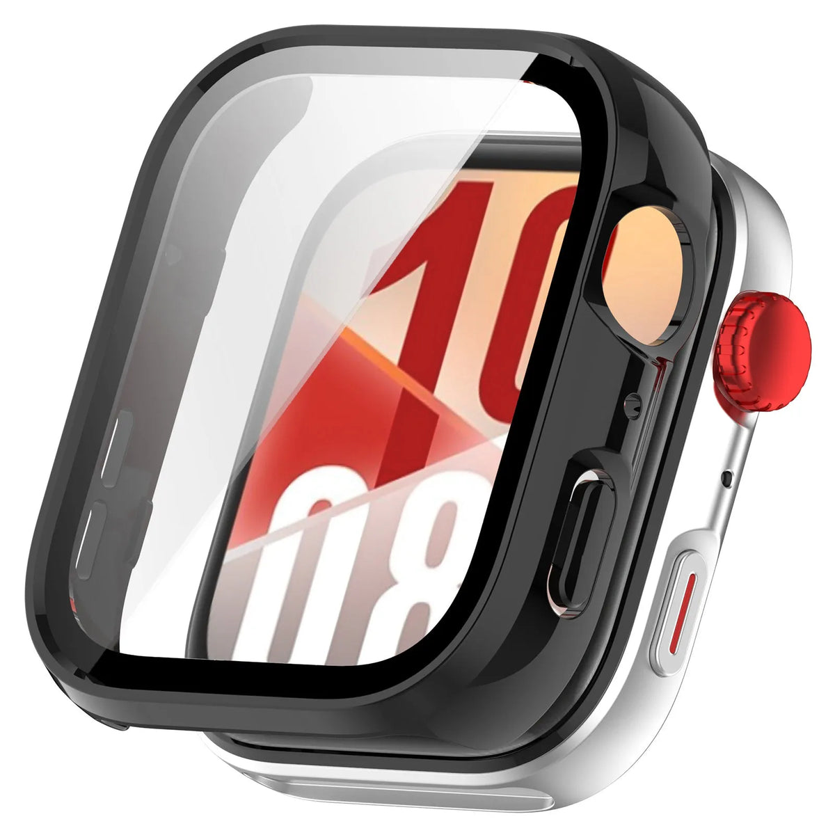 Huawei Watch Fit 4 hard case met glas (zwart)